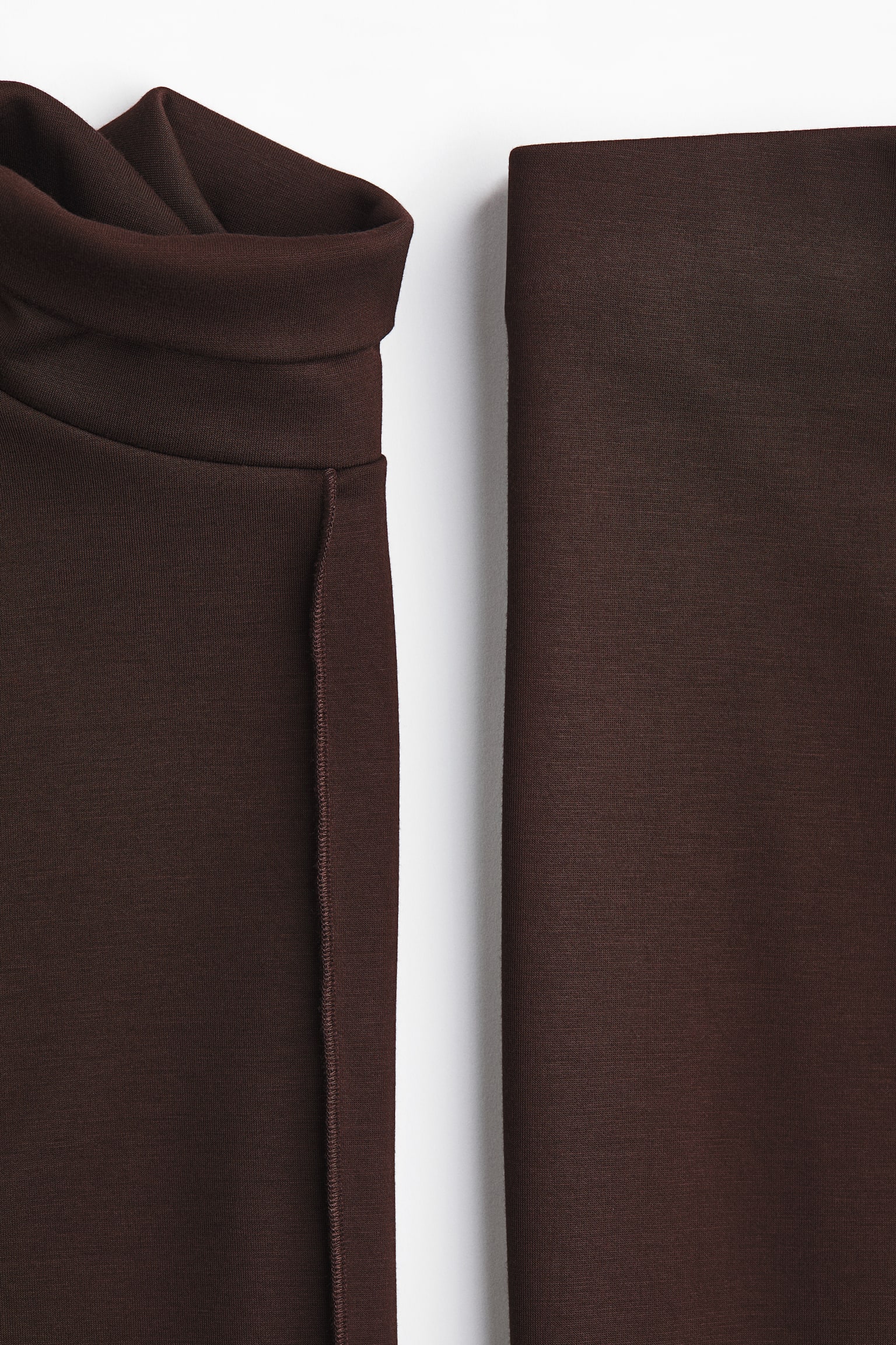 2-piece top and trousers set - Dark brown/Navy blue/Light mole - 2