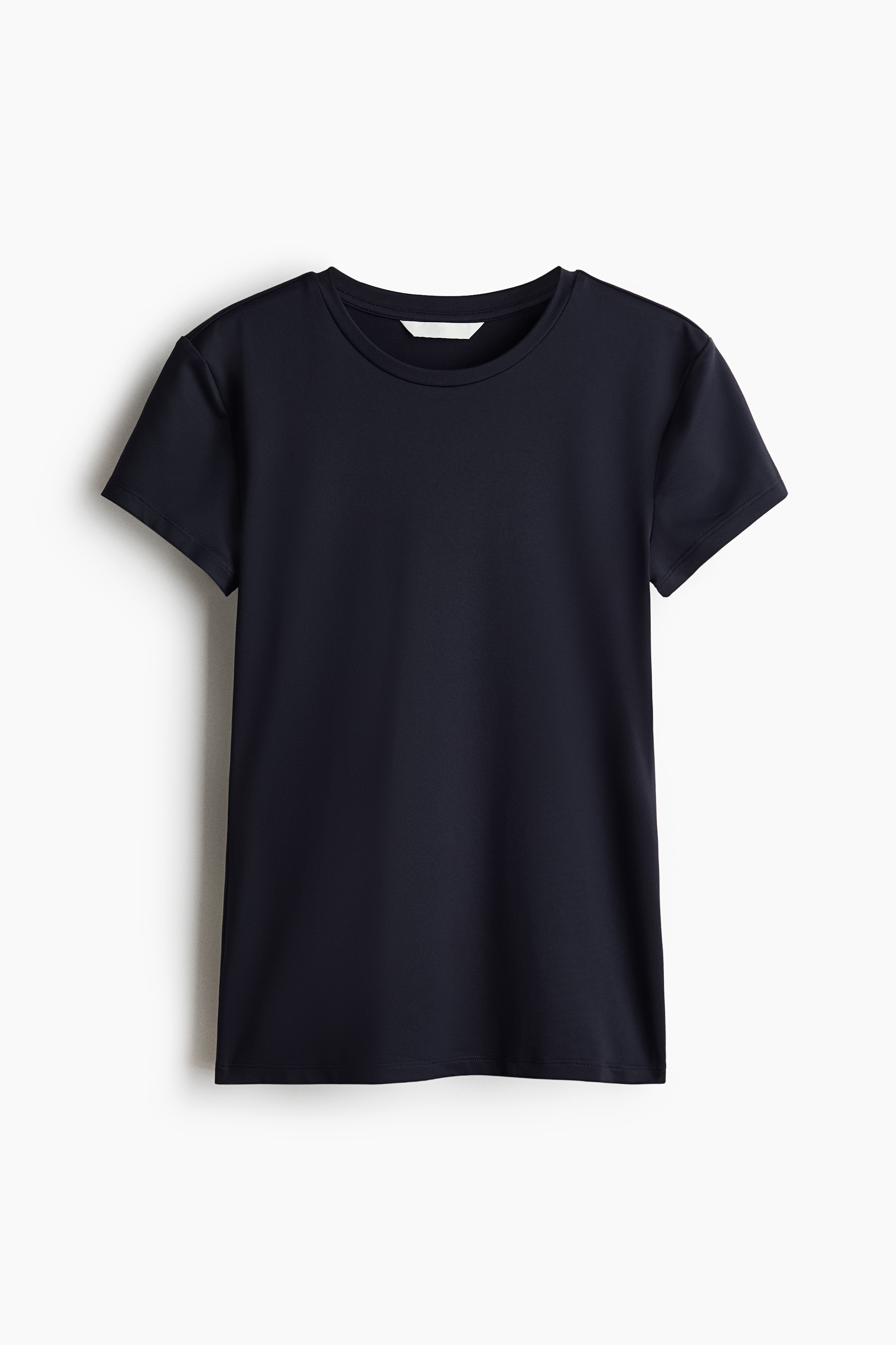 Fitted microfibre T-shirt - Navy blue/White/Black/Dark brown/Burgundy/Dark brown