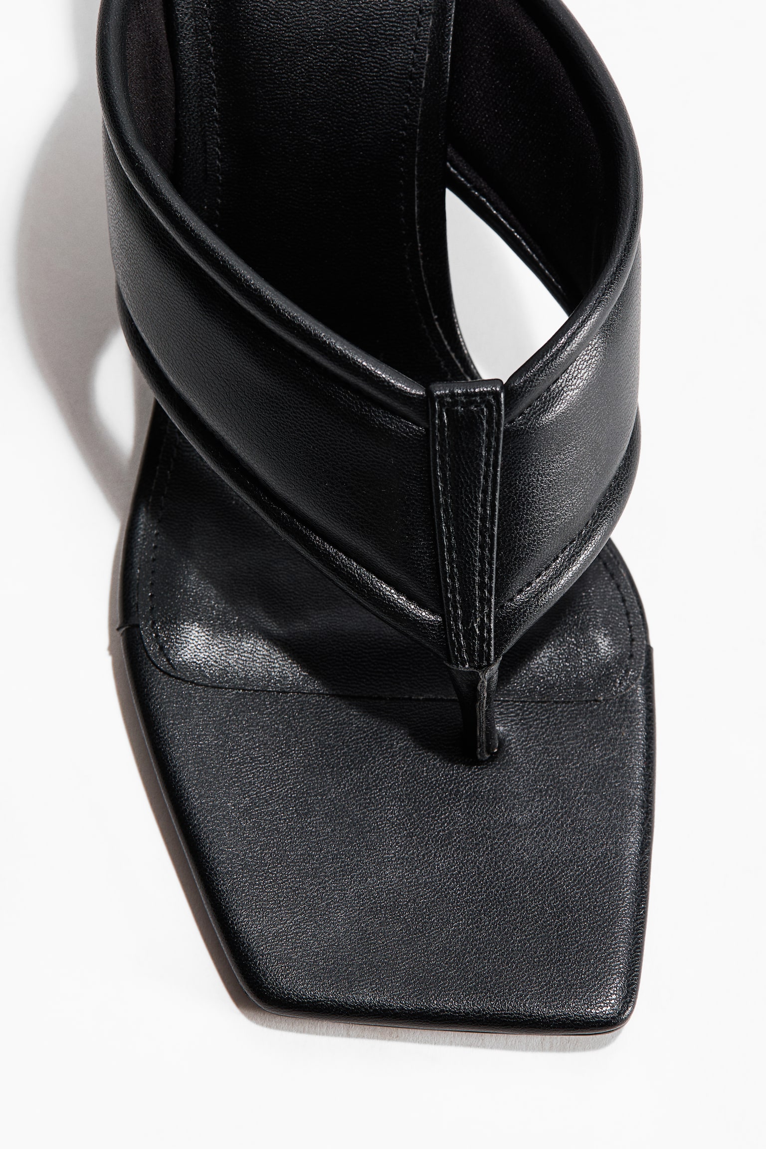 Wedge-heeled sandals - Black - 3
