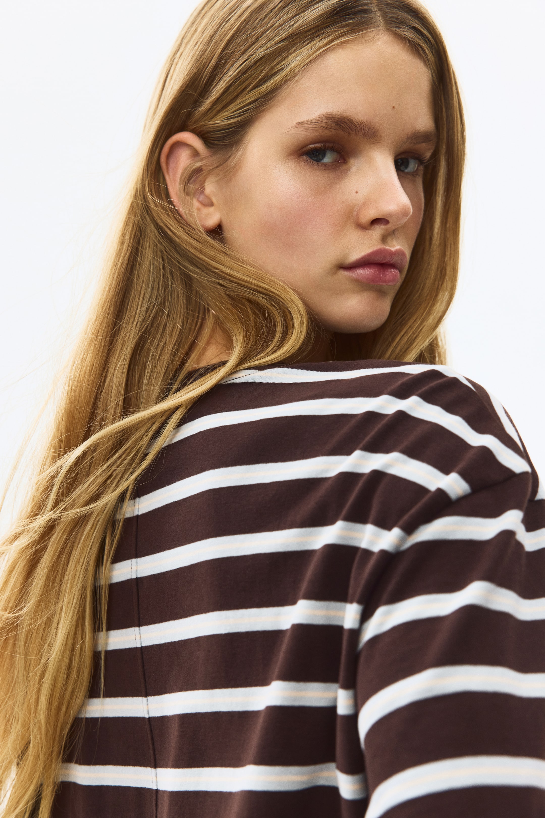 Long-Sleeved Cotton Top