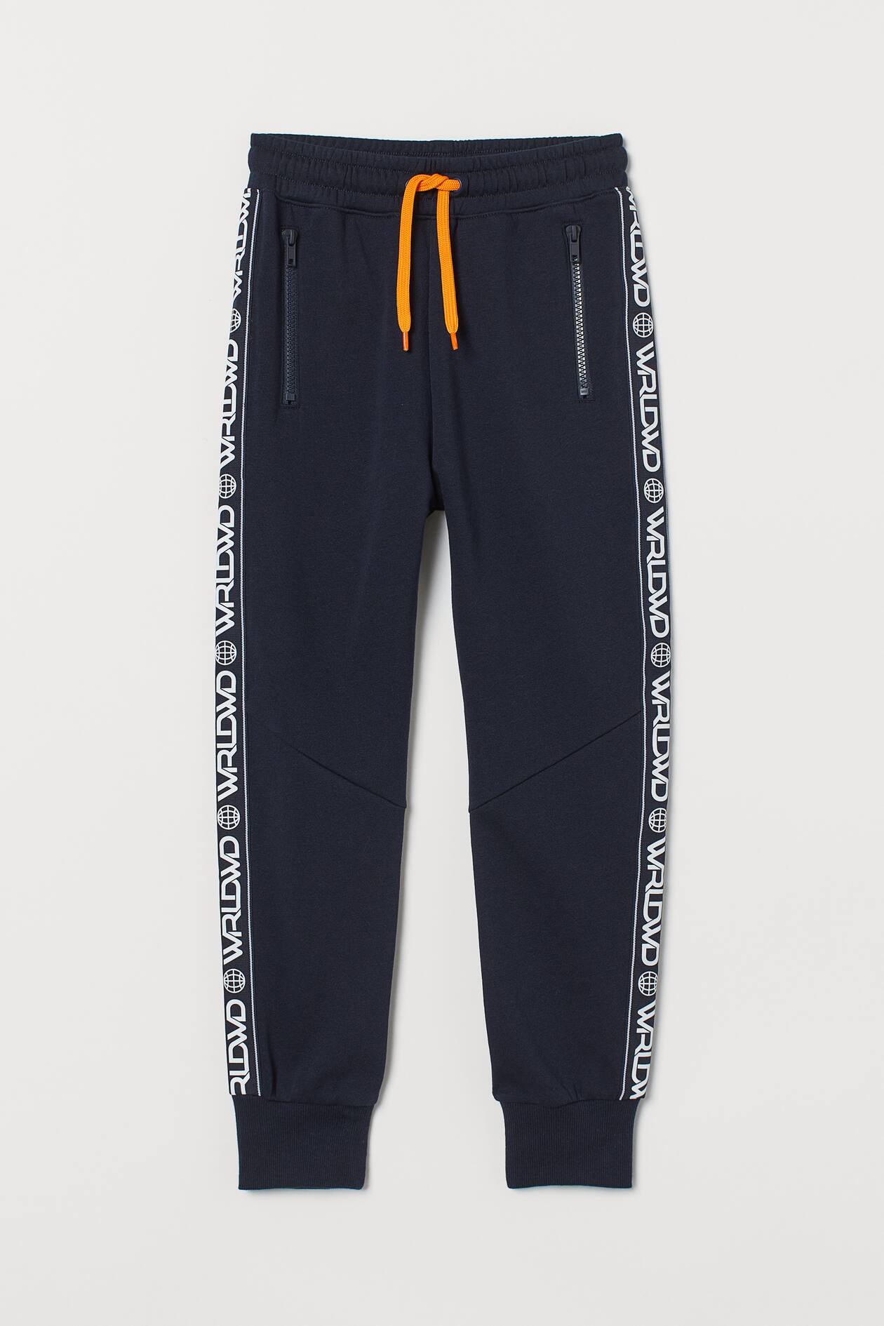 Sweatpants - Long - Navy blue/WRLDWD - Kids | H&M US