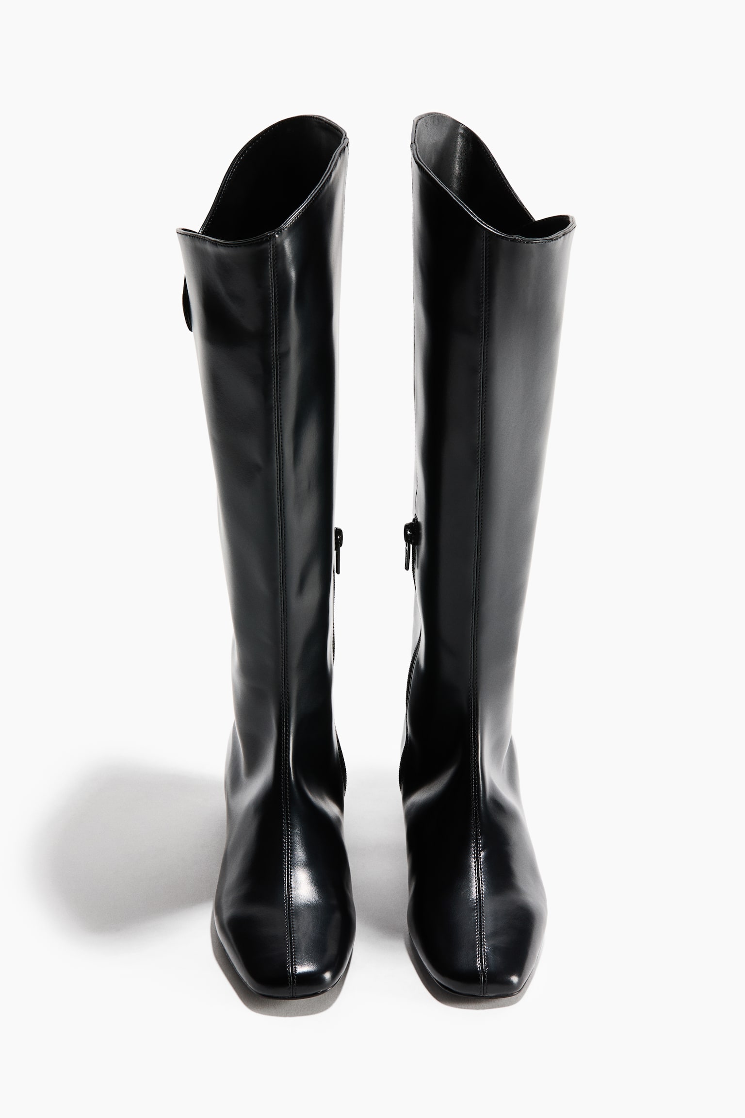 Женские ботинки H&M Metal-Detail Knee-High, цвет: Чёрный — фото 3