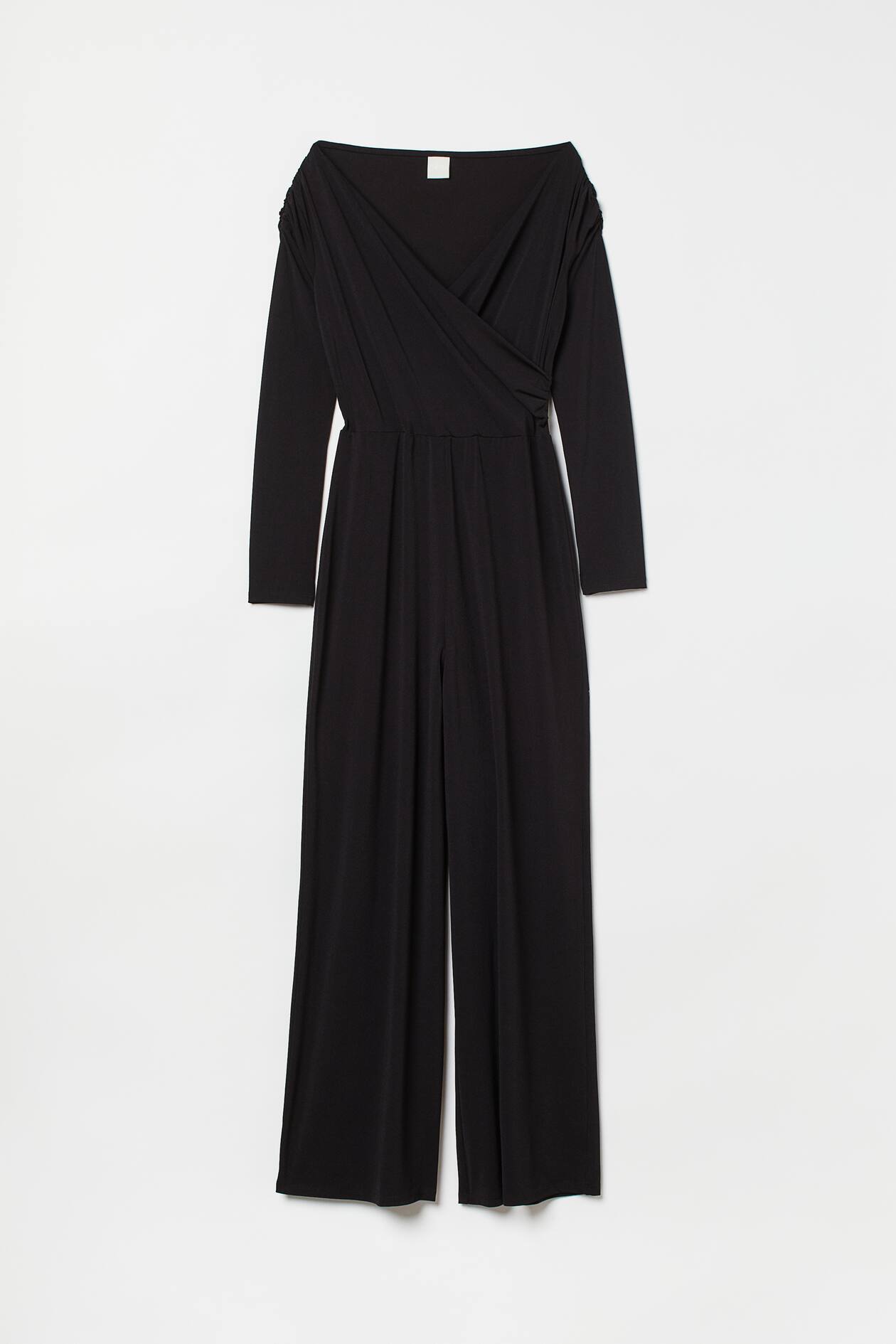 Off-the-shoulder Jumpsuit - Black - Ladies | H&M US