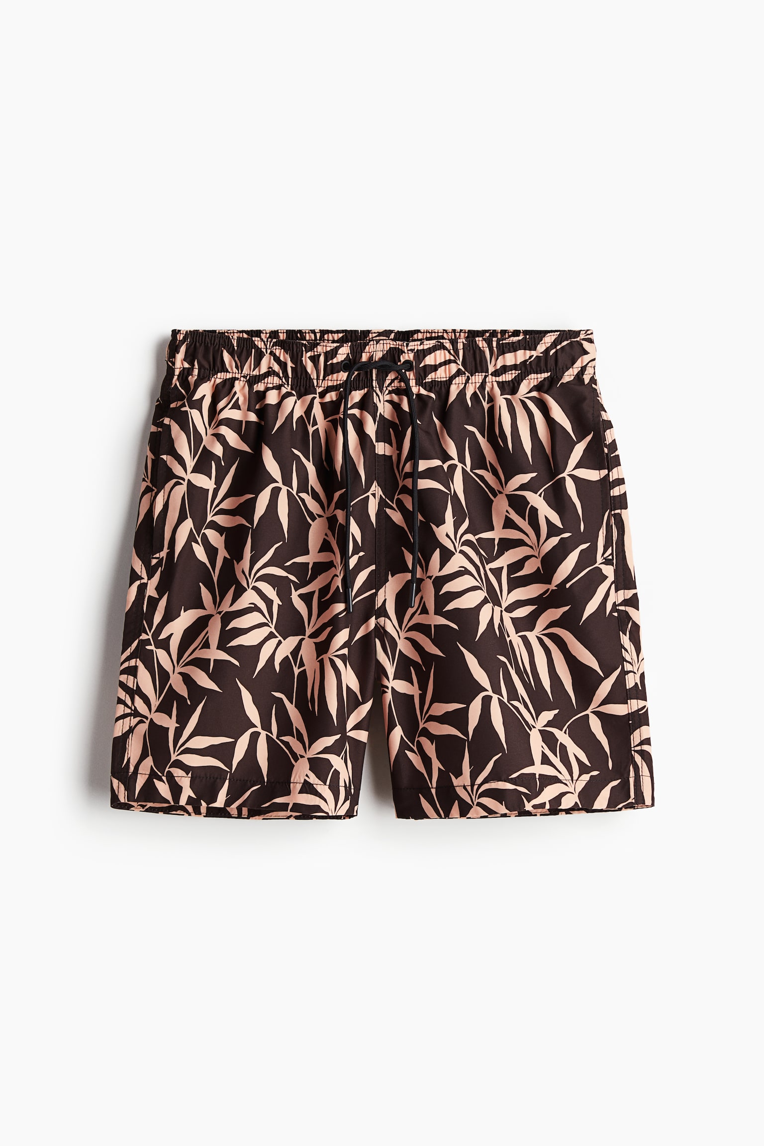 Patterned swim shorts - Brown/Leaf-patterned/Light blue/Patterned/Black/Leaf-patterned/Dark blue/Patterned/Black/Palm trees/Light blue/Patterned/Beige/Patterned/Purple/Leopard print/Light blue/Patterned/Grey/Striped/Light blue/Leopard print/Light blue/Patterned/Beige/Striped/Green/Striped/Pink/Patterned - 2