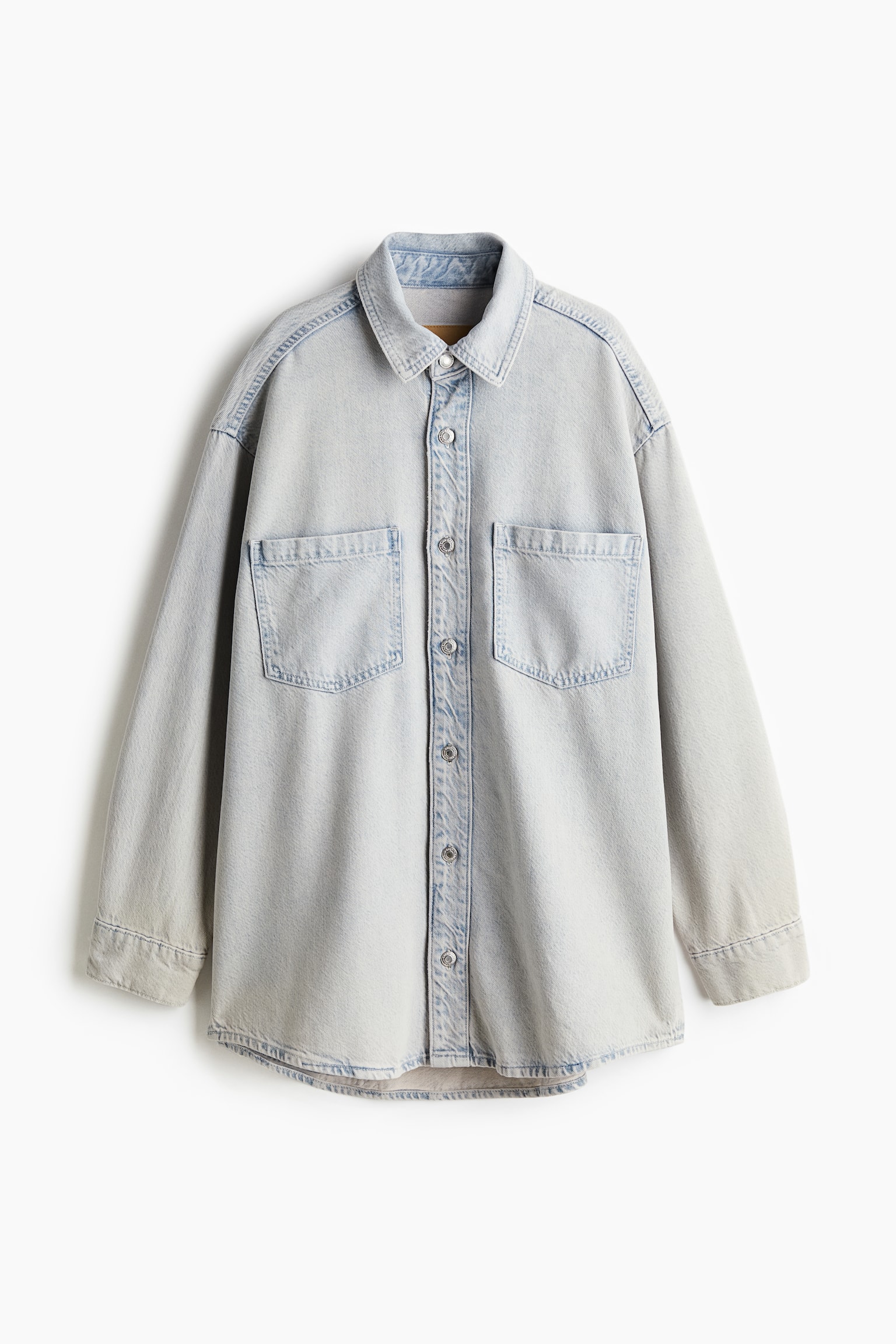 Feather Soft Denim shirt - Pale denim blue/Dark denim blue/Light grey/Light denim blue/Pale denim blue/Light denim blue/White/Pale denim blue - 2