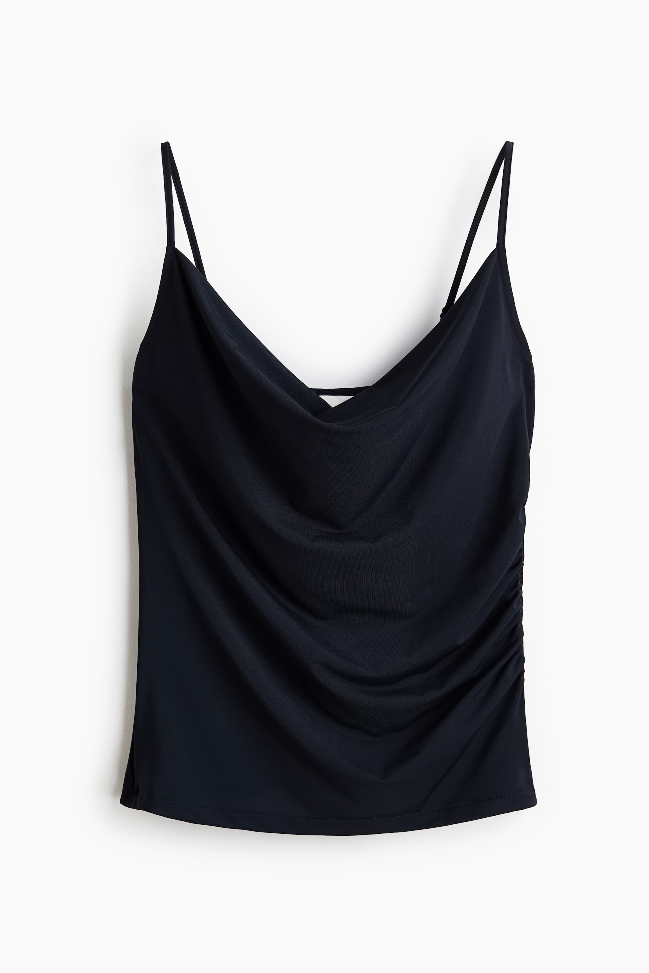 Cowl-Neck Strappy Top