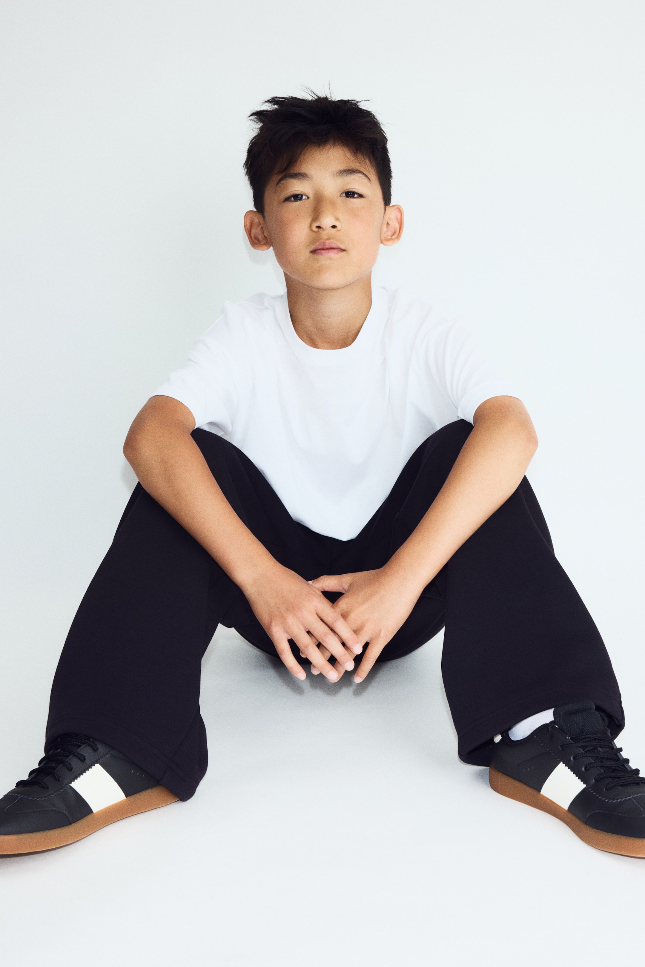 Детские брюки H&M Loose-Fit Sports Joggers with DryMove™ — фото 4