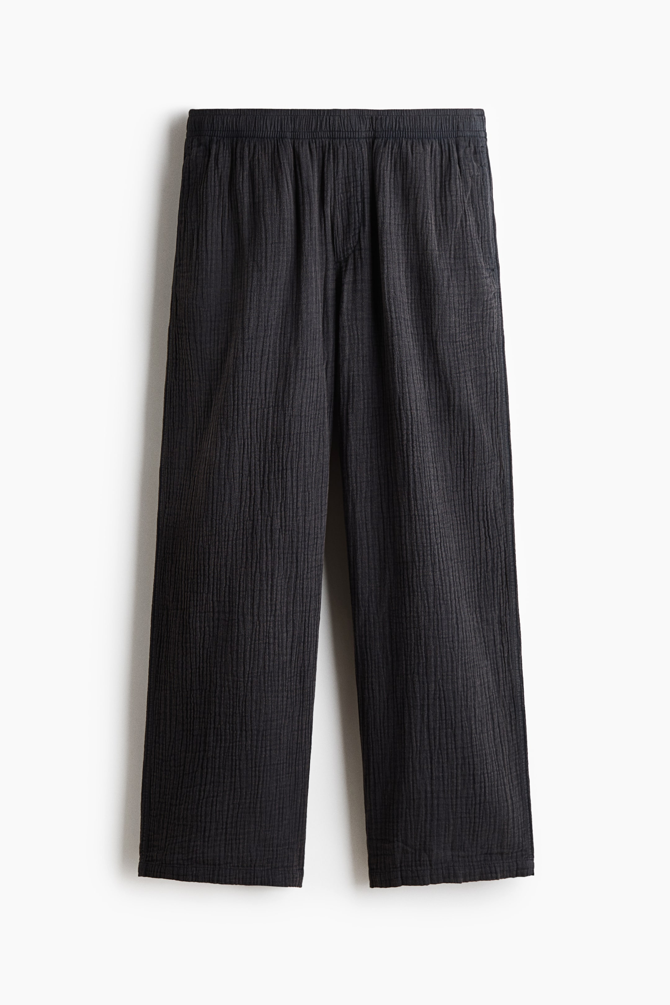 Pantalon ample en mousseline de coton