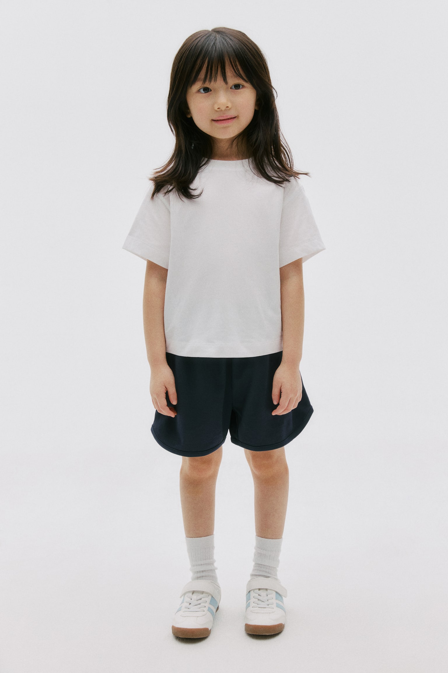COOLMAX®Tシャツ - ホワイト/White/Black/ブラック/クリーム／ライトブルー/クリーム／ライトパープル/ネイビーブルー／ホワイト/ブルー／ボーダー/ライトパープル／ボーダー/ネイビーブルー／ボーダー/ライトピンク／ボーダー - 6