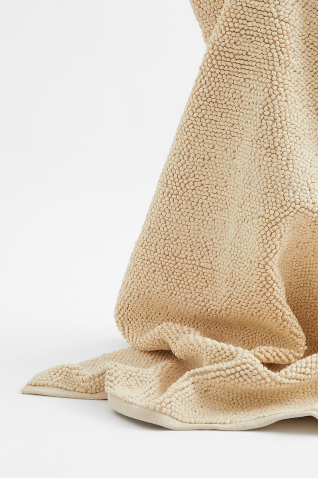 Textured-weave wool-blend rug - Light beige - 4