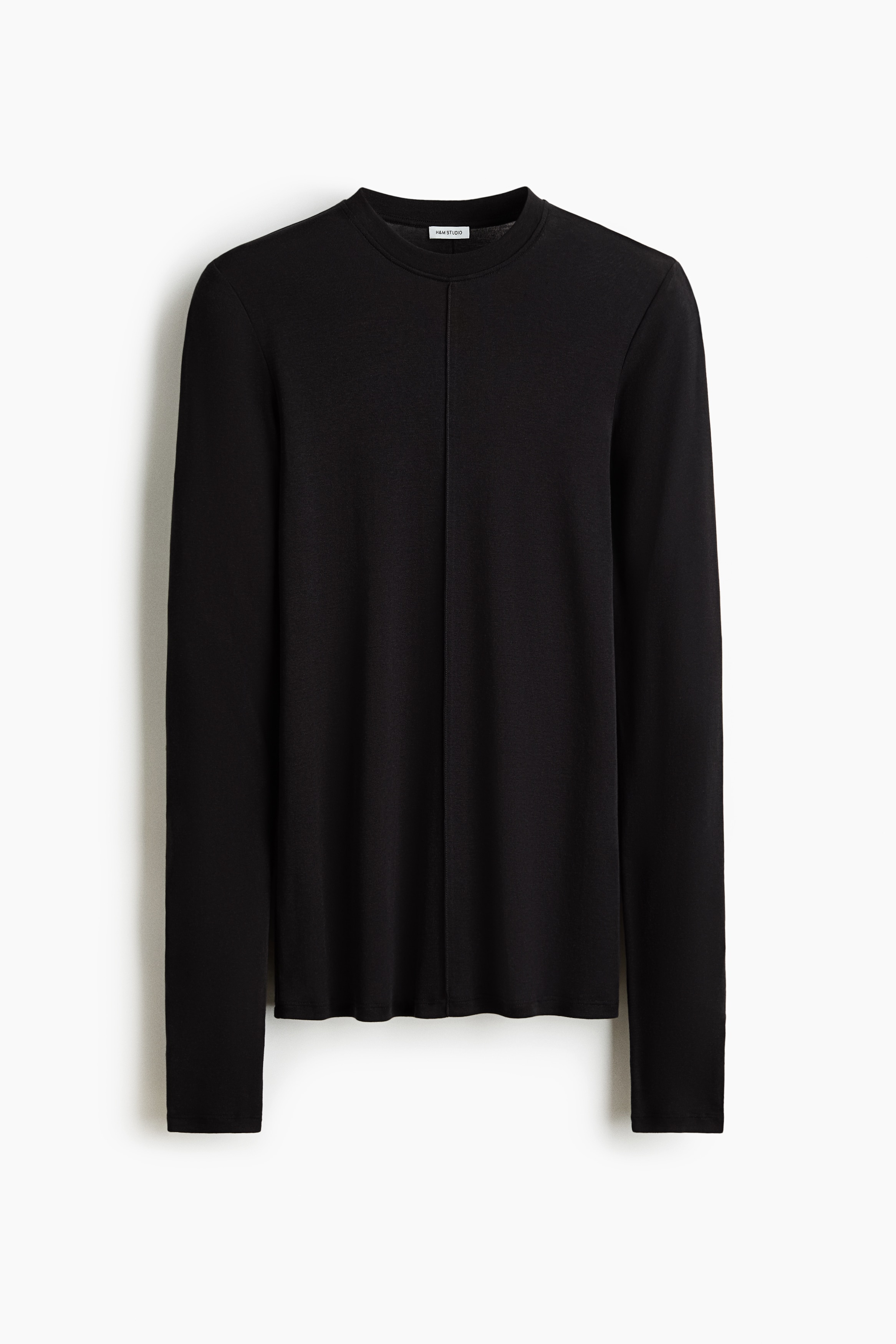Pima cotton top - Black/White/Dark brown