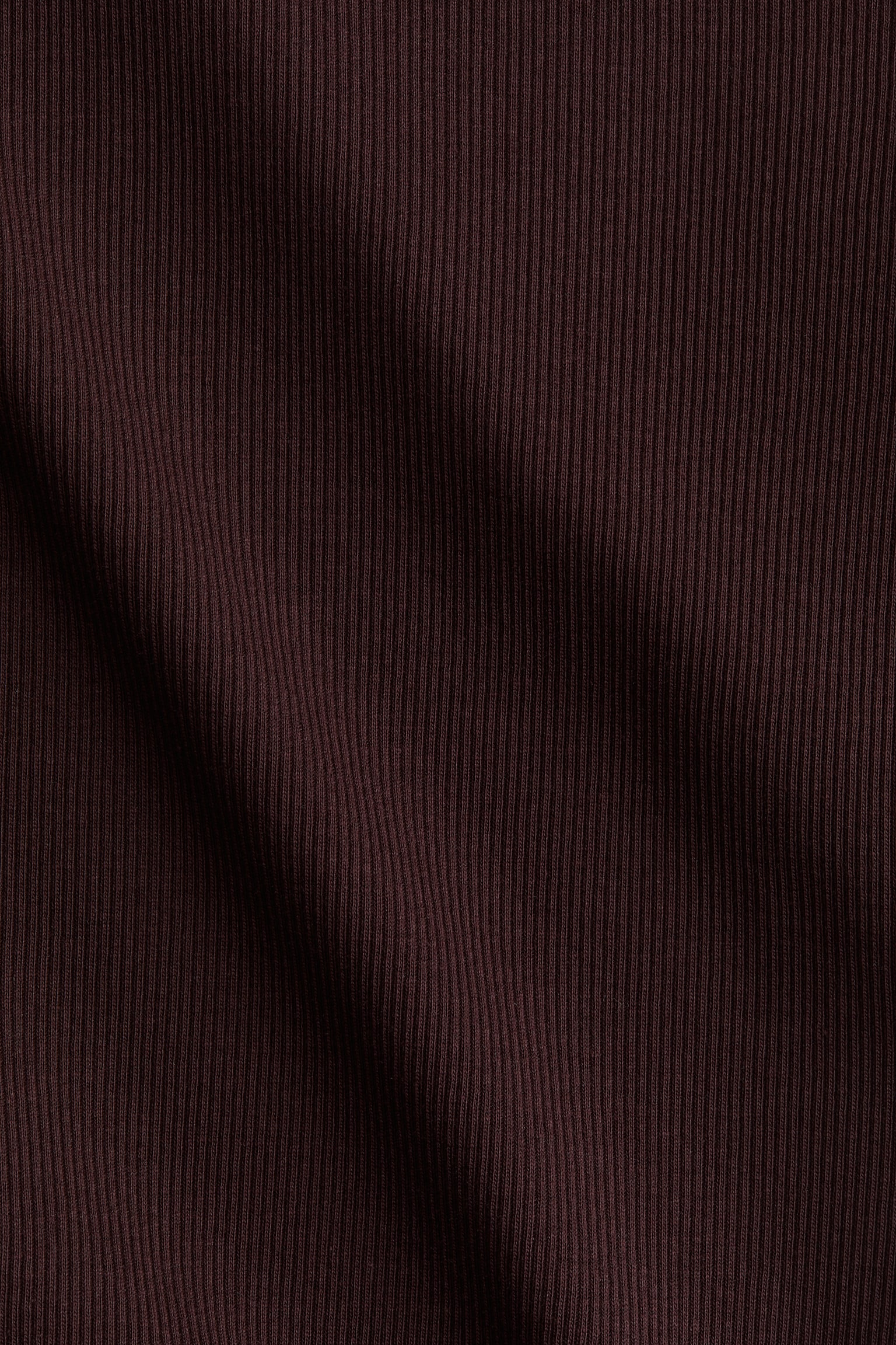 Ribbed cotton top - Burgundy/Black/White/Black striped/White/Dark beige - 2