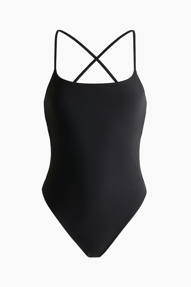 Sportbadpak met Lycra® Xtra Life™ - Zwart - 1