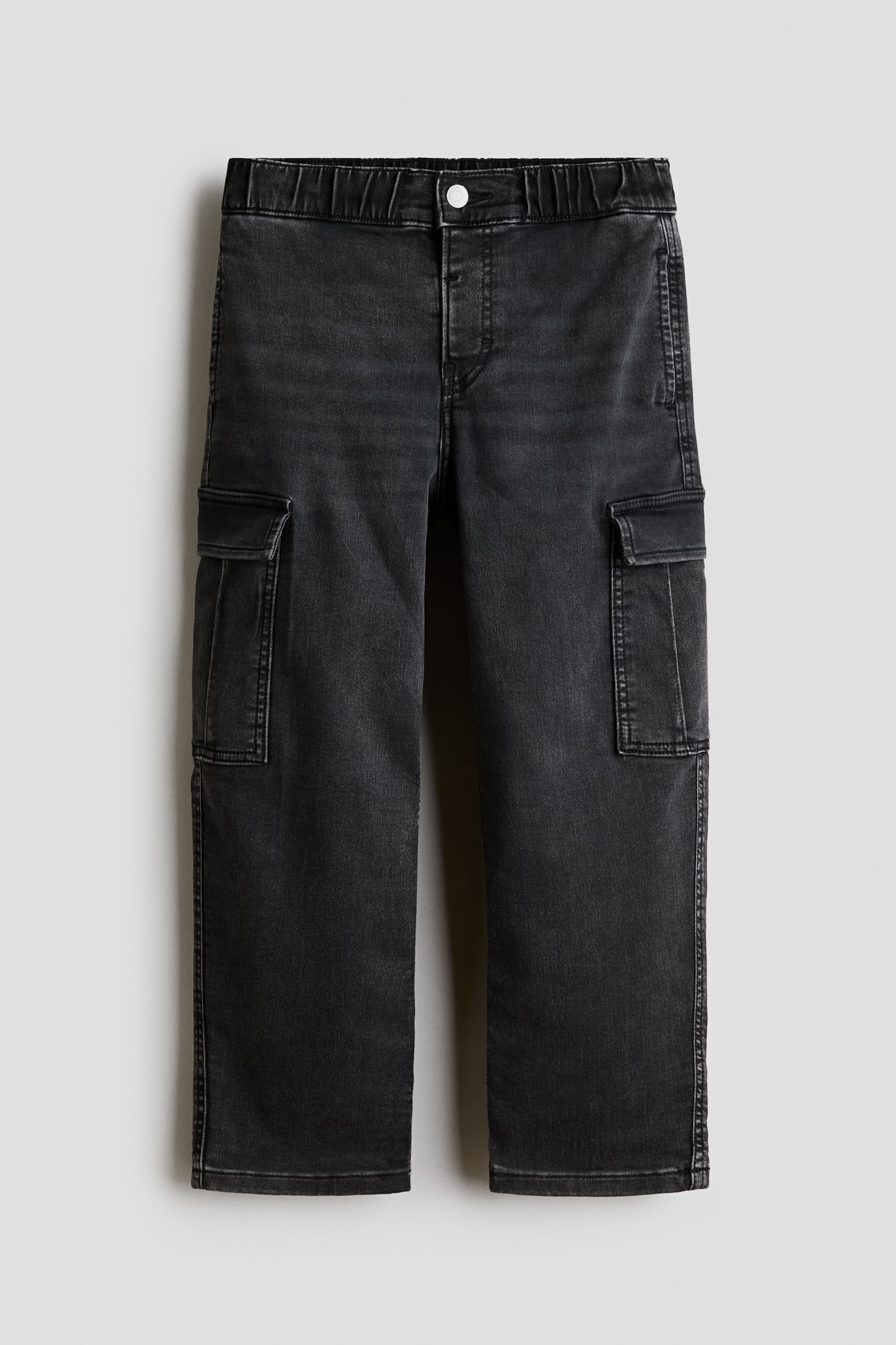Детские джинсы H&M Super Soft Relaxed-Fit, цвет: Чёрный