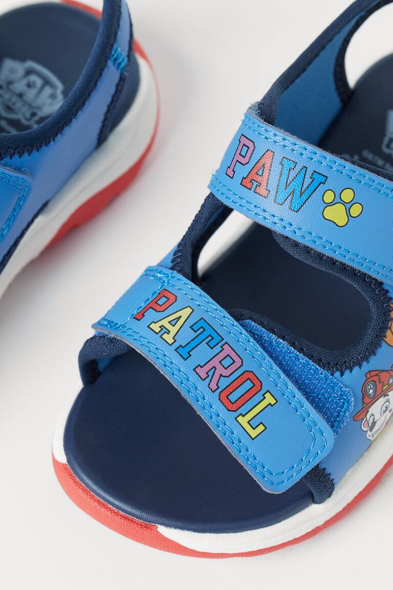 Printed Sandals Blue/Paw Patrol Kids H&M US