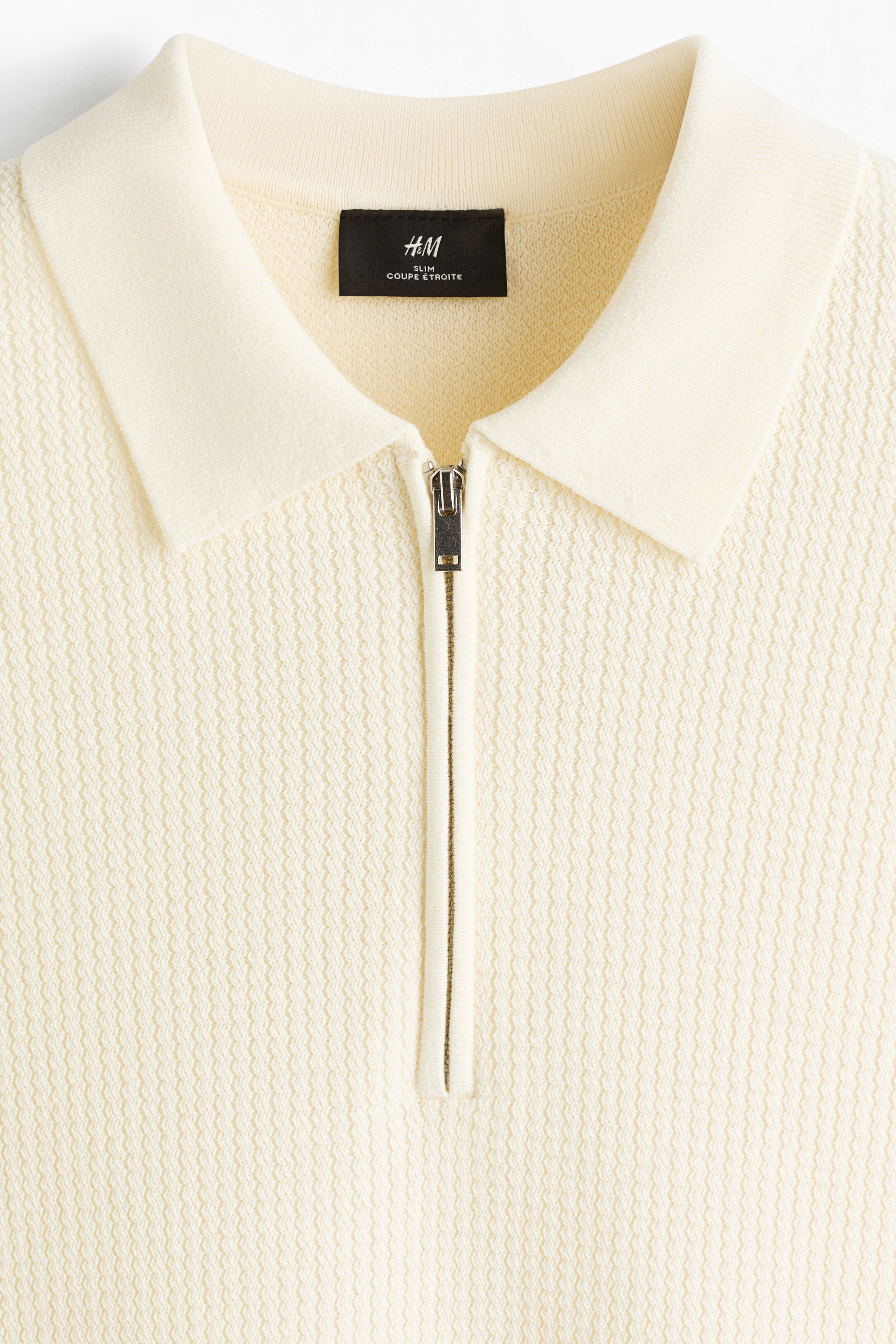Slim-Fit Half-Zip Polo Shirt
