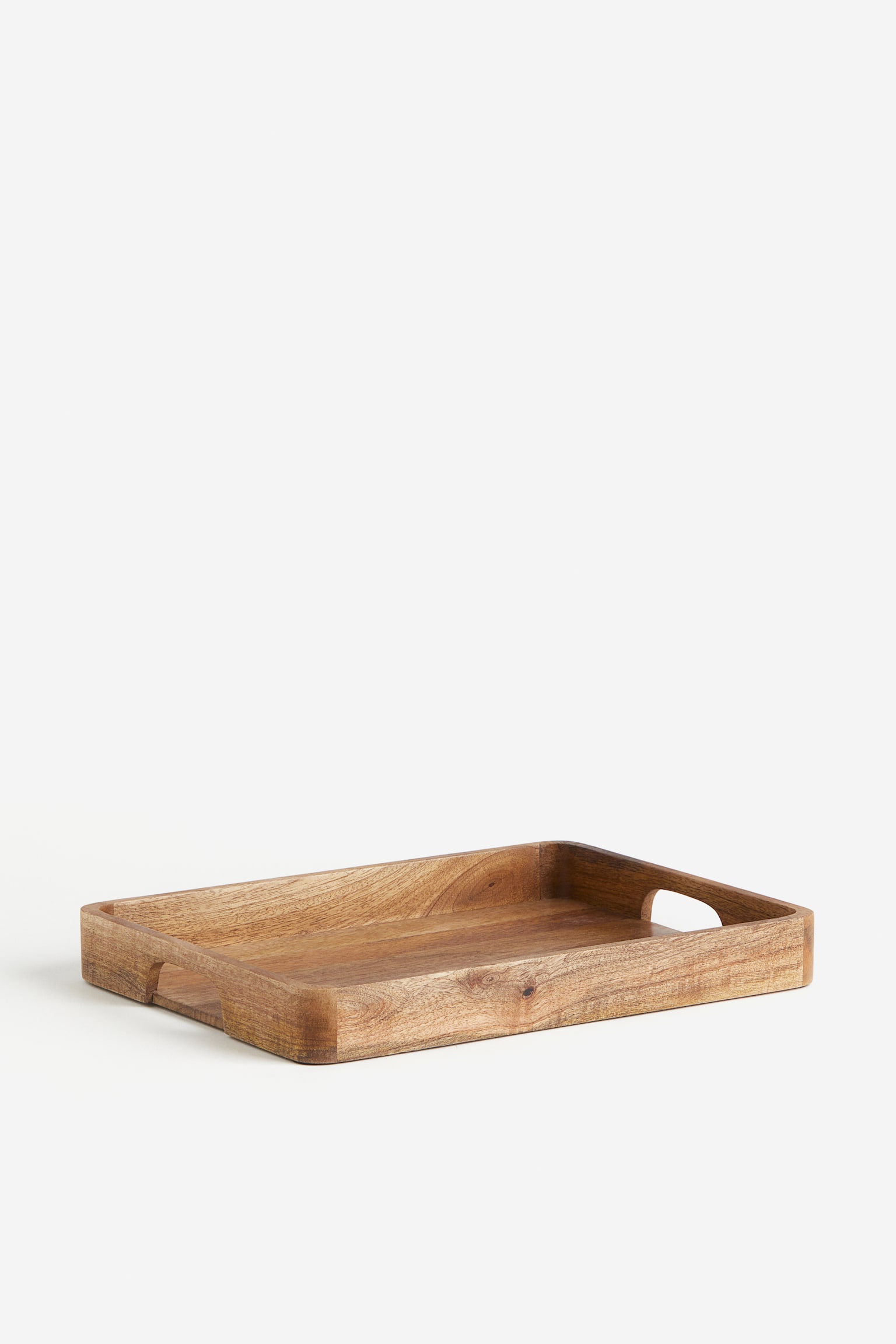 Wooden breakfast tray - Light brown/Mango wood - 1