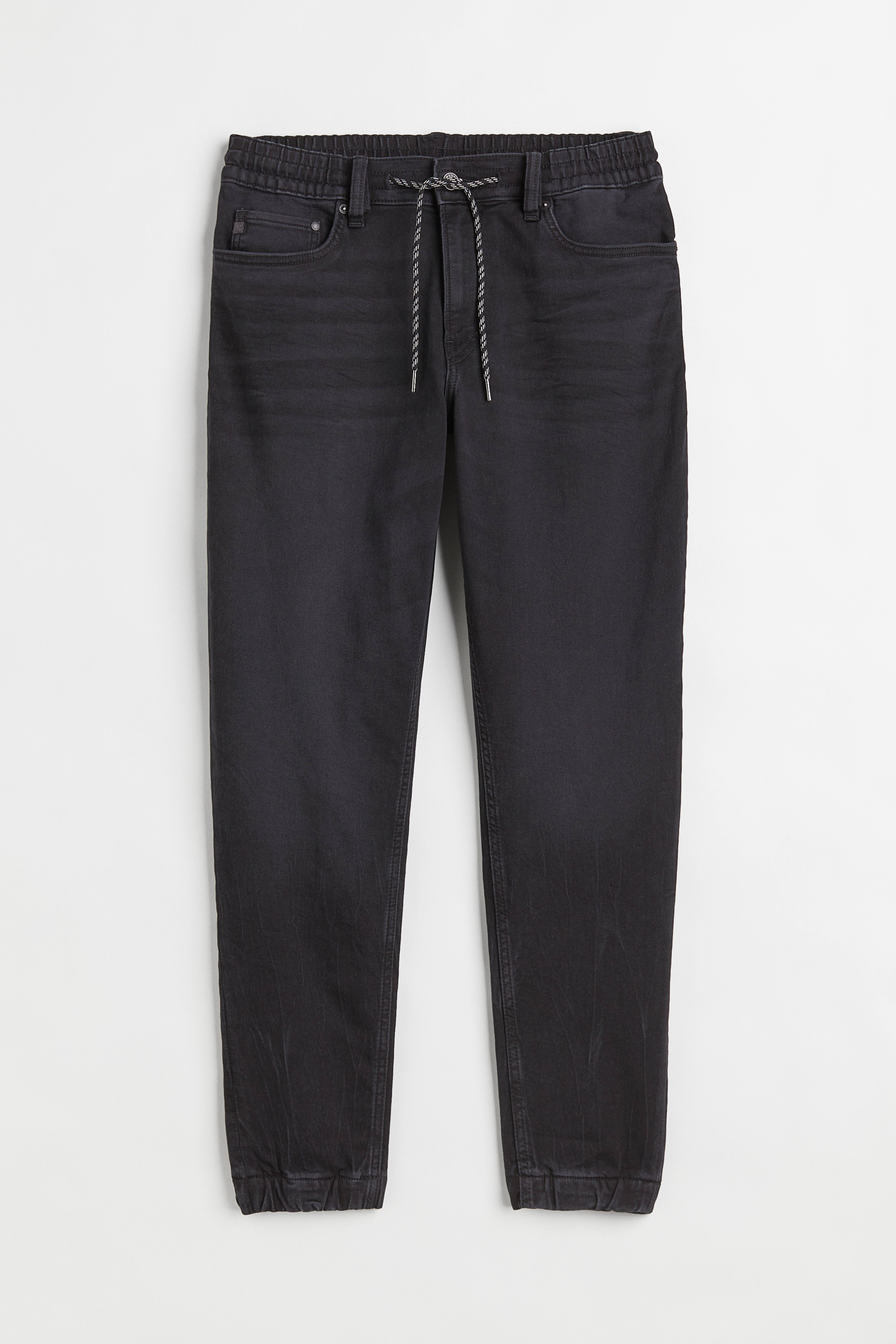 H&m denim joggers mens best sale