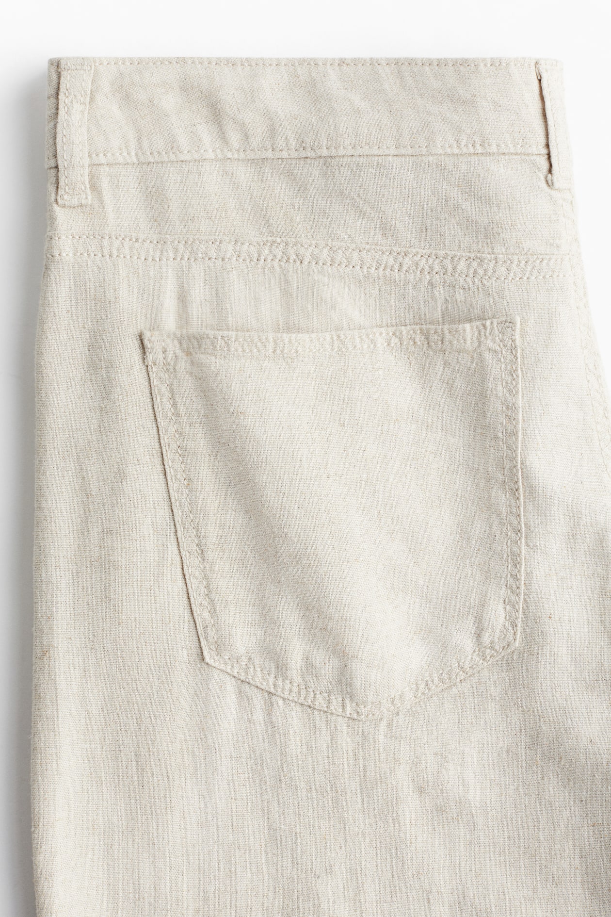 Wide-Leg Linen-Blend Pants - image 4