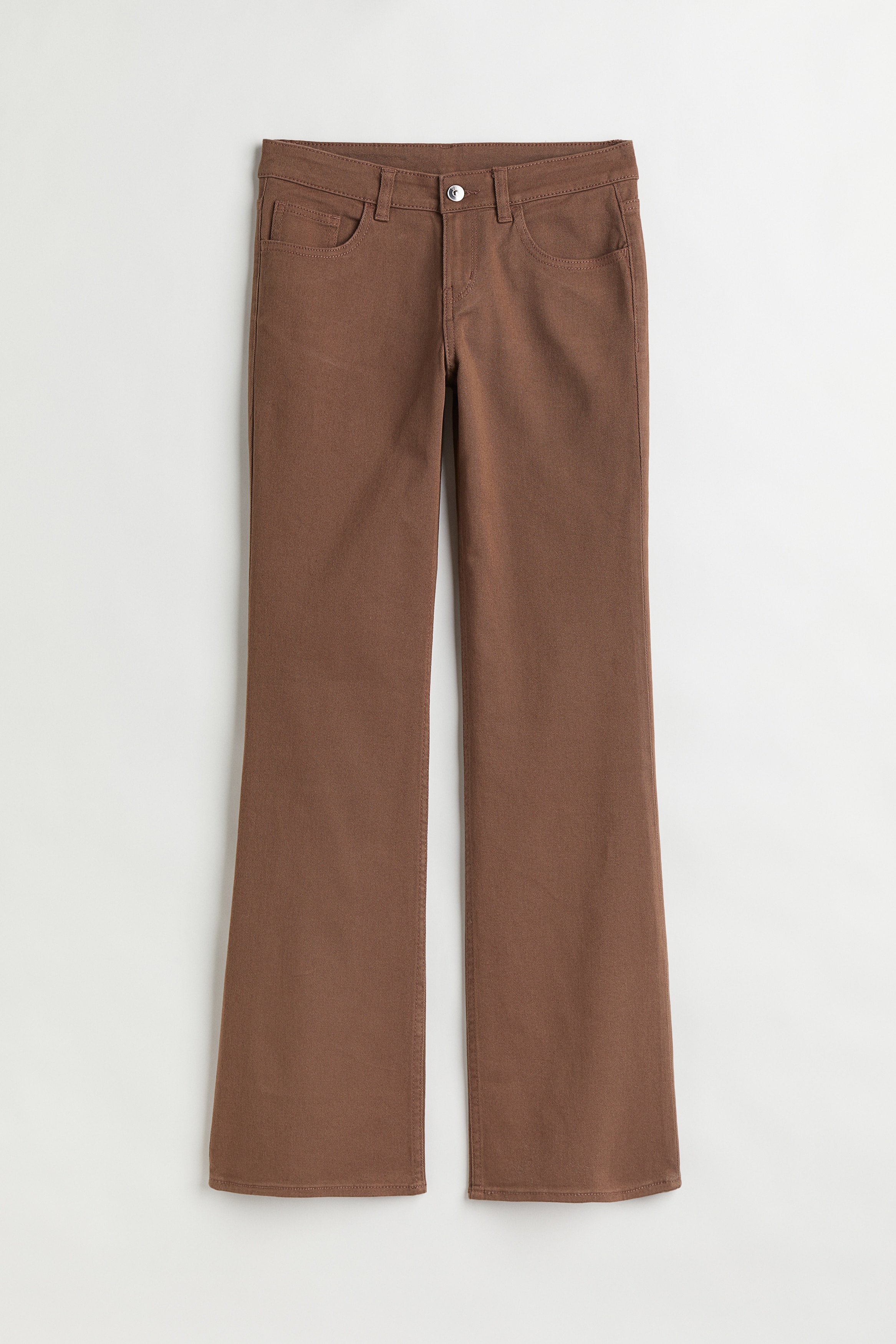 LITTLEBIG20AW Twill Flare Trousers BROWN