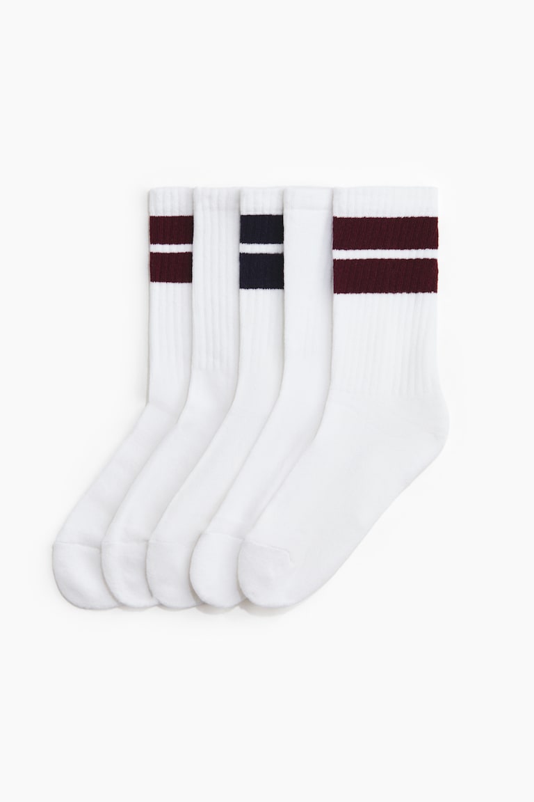 Lot De 3 Paires De Chaussettes Mi-hautes Homme Lifestyle Wilson Blanc En Coton Wilson 3541426 12805
