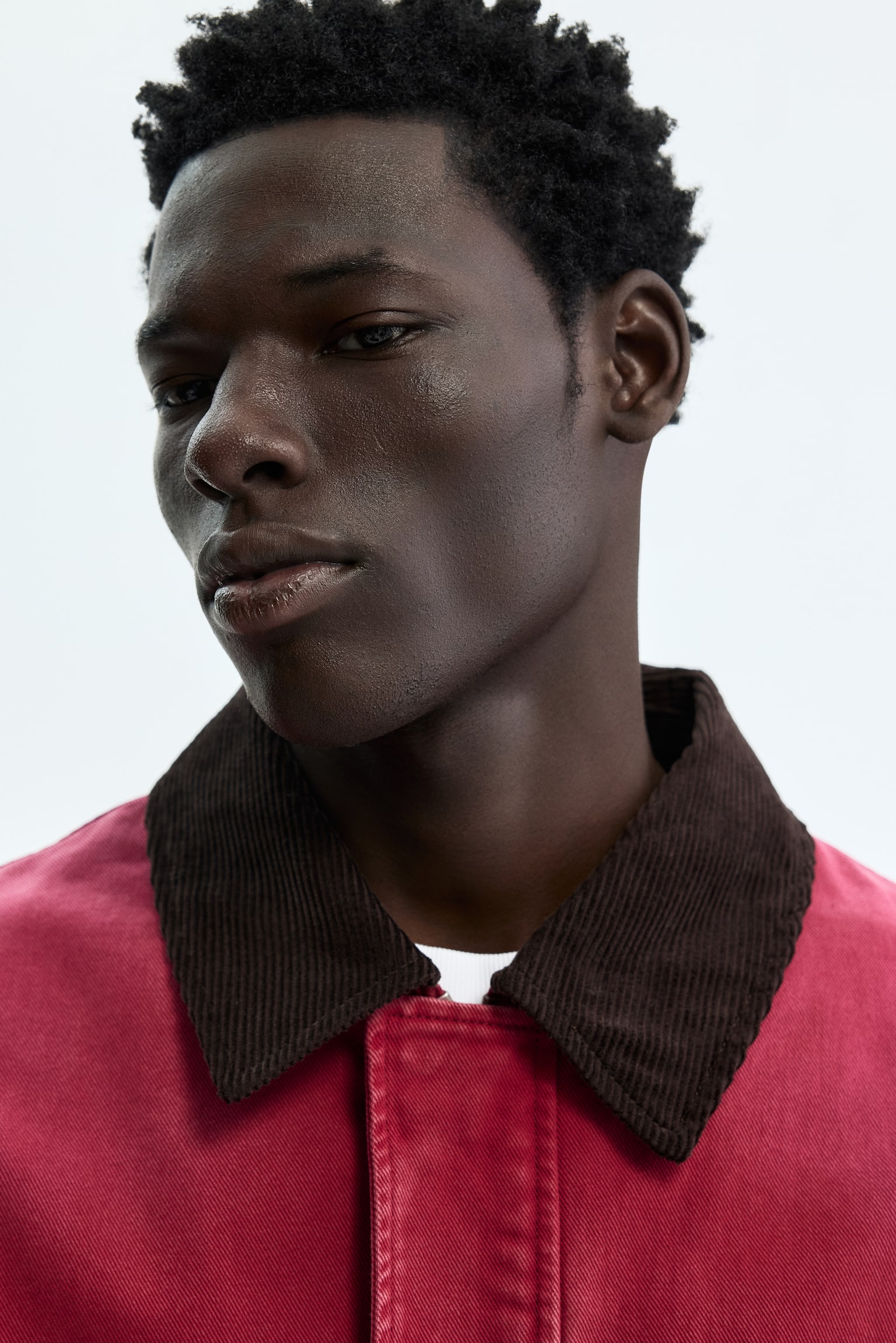 Áo khoác ngắn kiểu bảo hộ lao động - Màu đỏ/Khối màu - 5