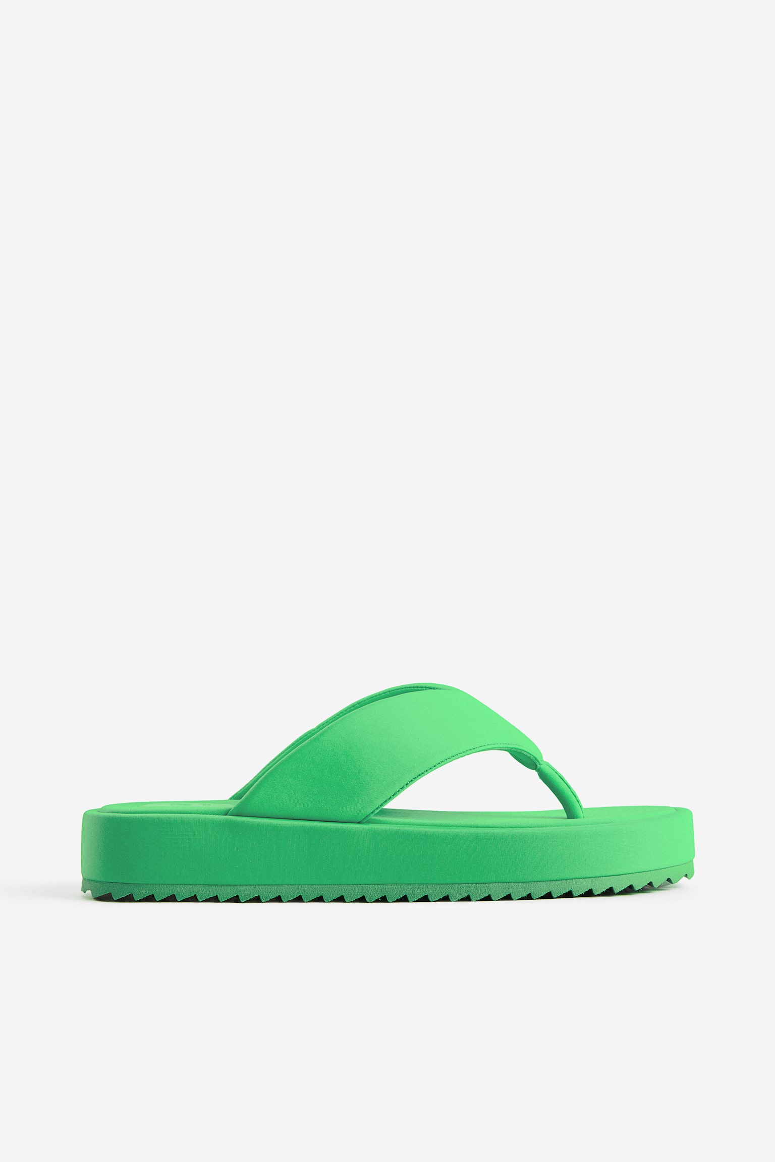 Flatform Thongs - Bright green/Bright orange/Dark purple - 1