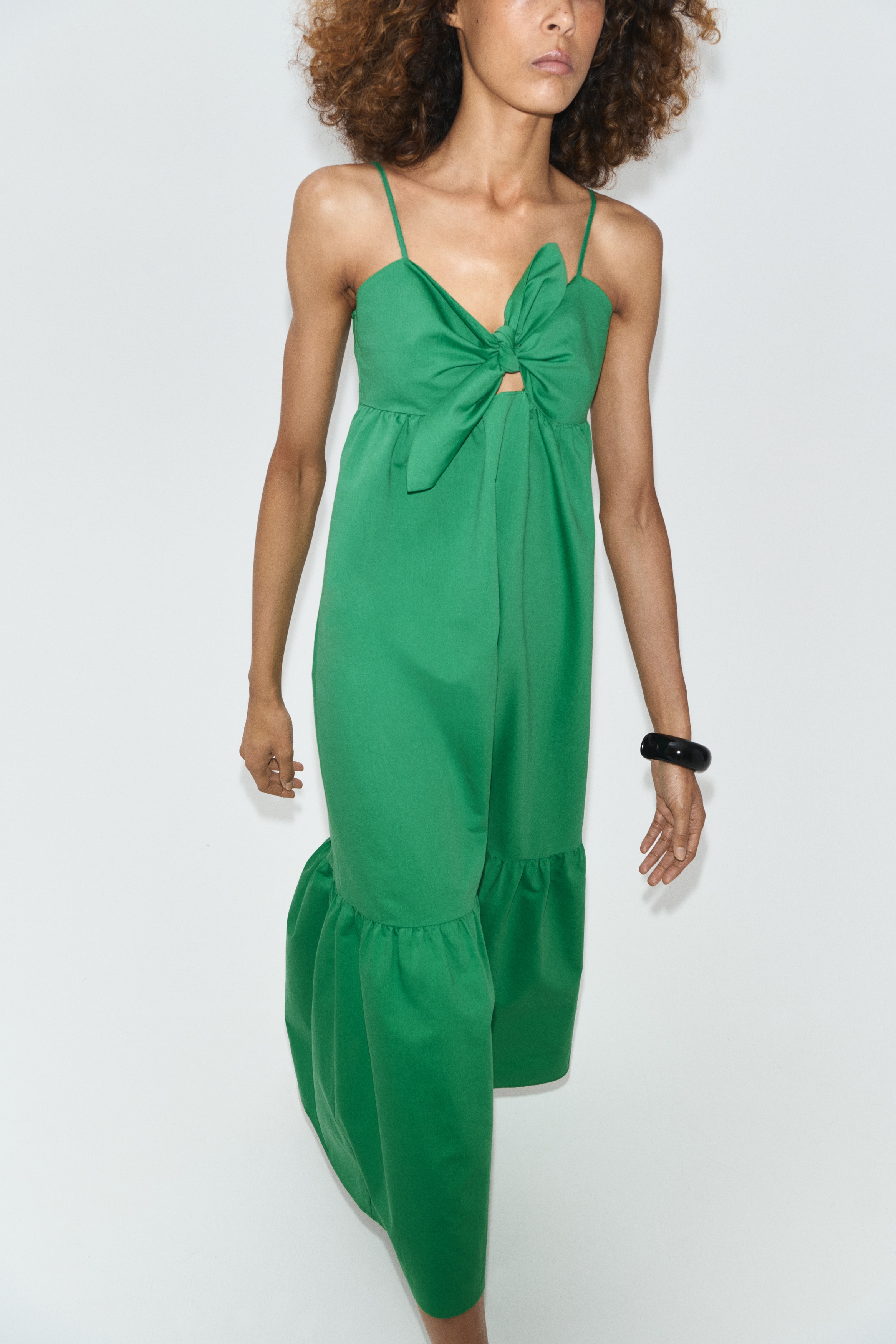 petite formal gowns and dresses Candace Petite V- Neck Hi Low Cascade Dress