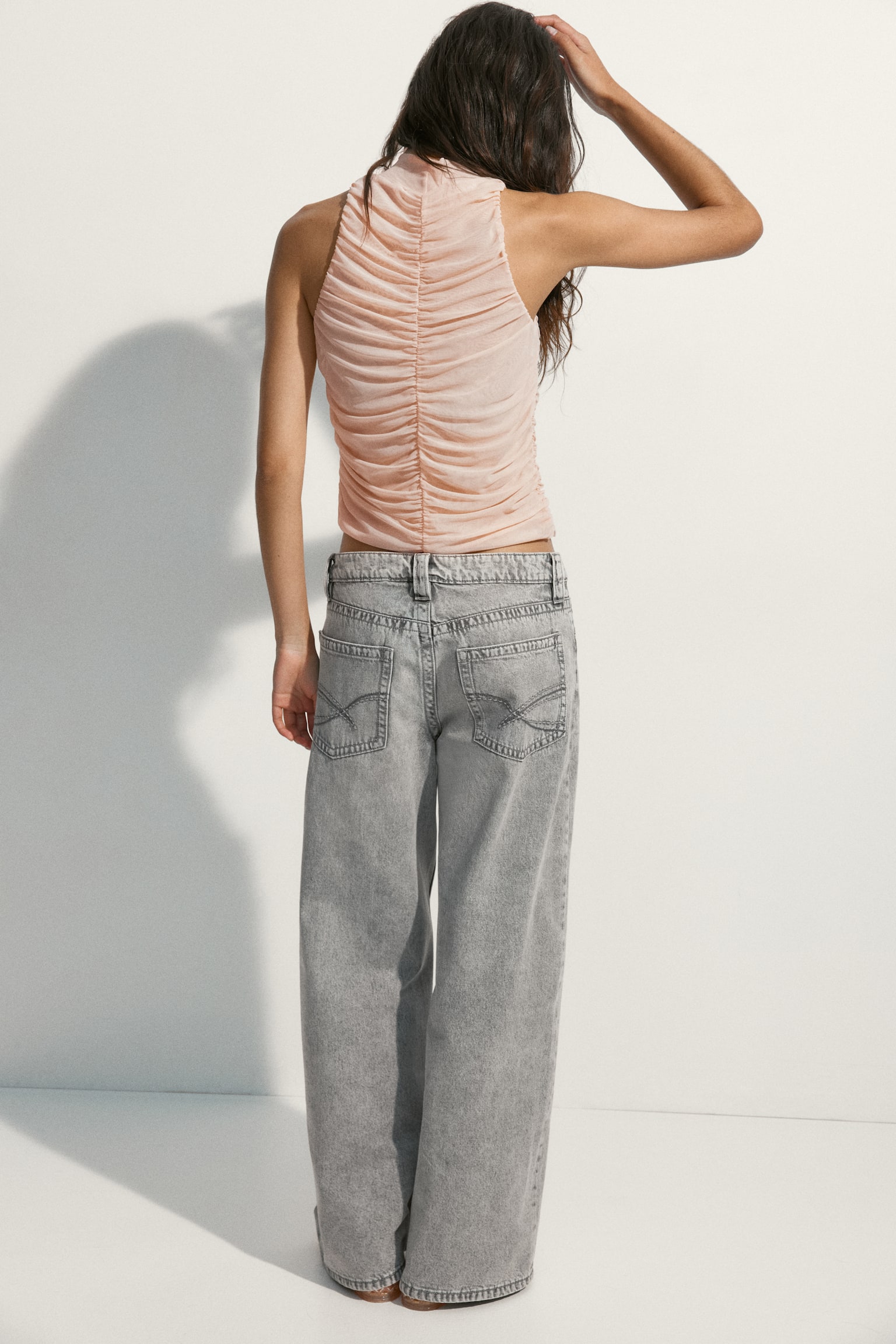 Ruched mesh top - 6