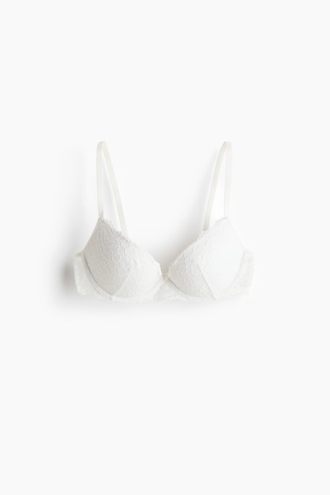 Lace super push-up bra - White/Black/Navy blue/Light pink/Light pink/Dark brown - 1