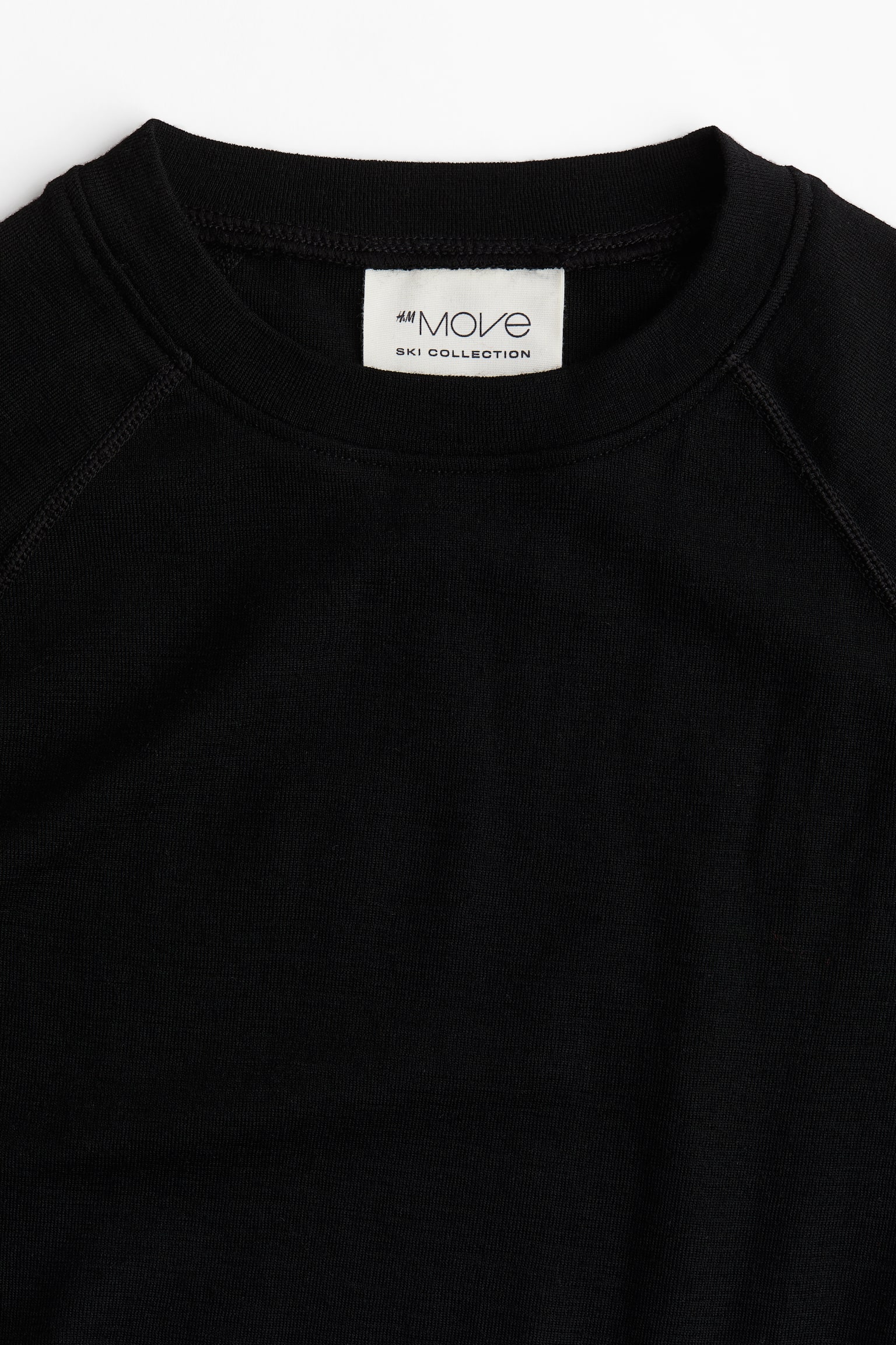 Мужская рубашка H&M Move Wool Base-Layer Ski, цвет: Чёрный — фото 7