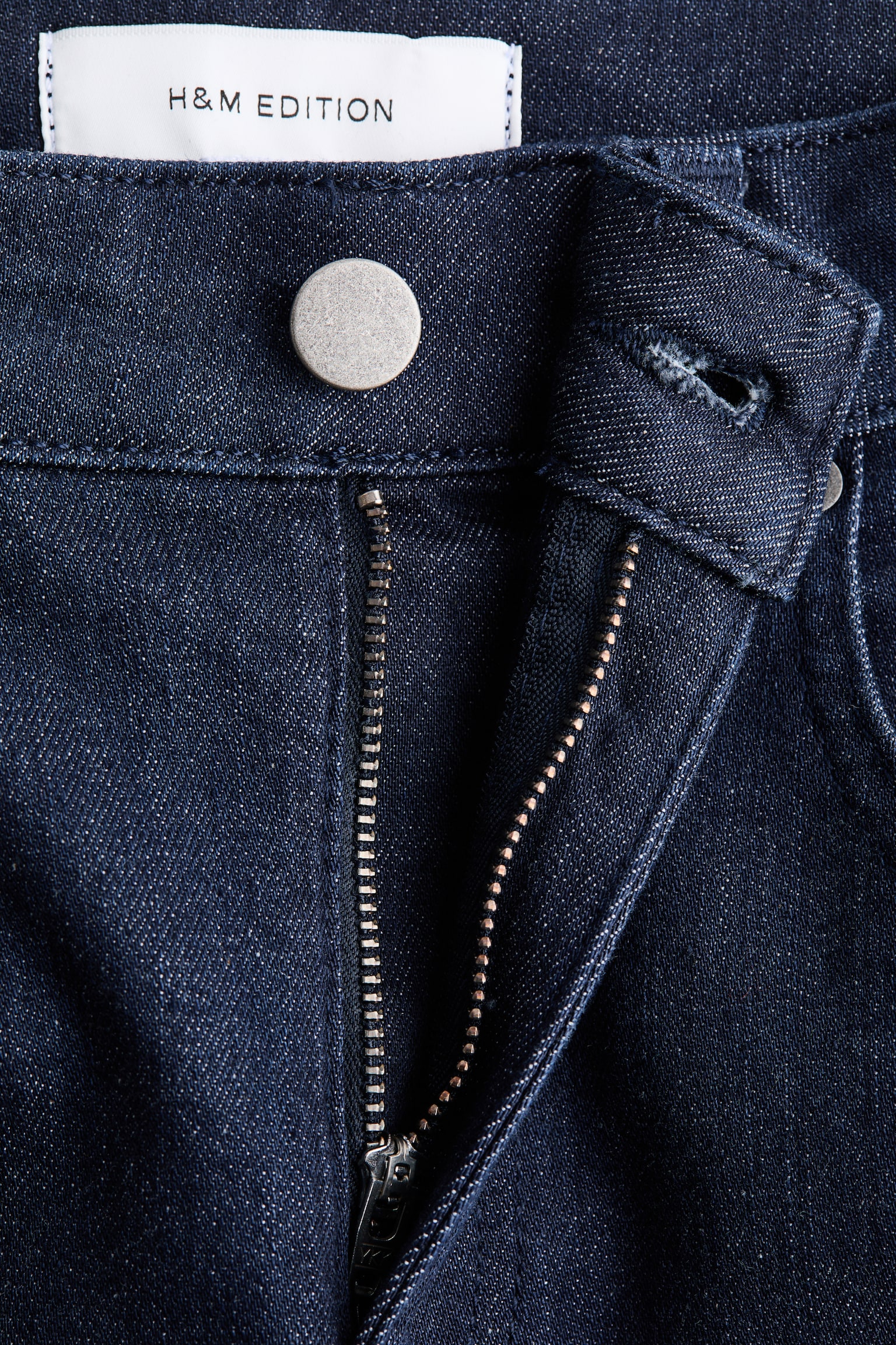 Slim Straight High Waist Jeans - Dark denim blue - 3