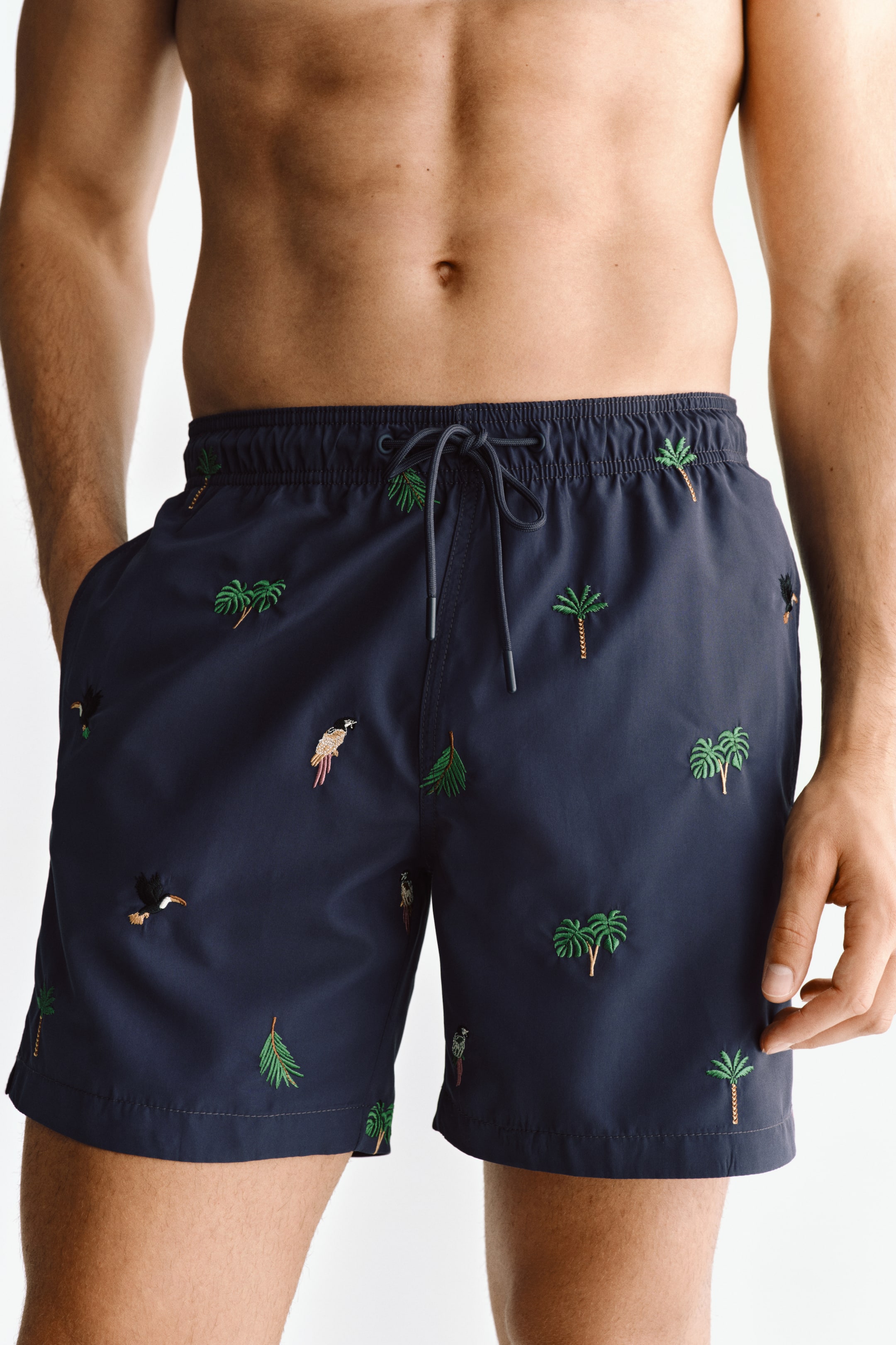 Short de bain à motif