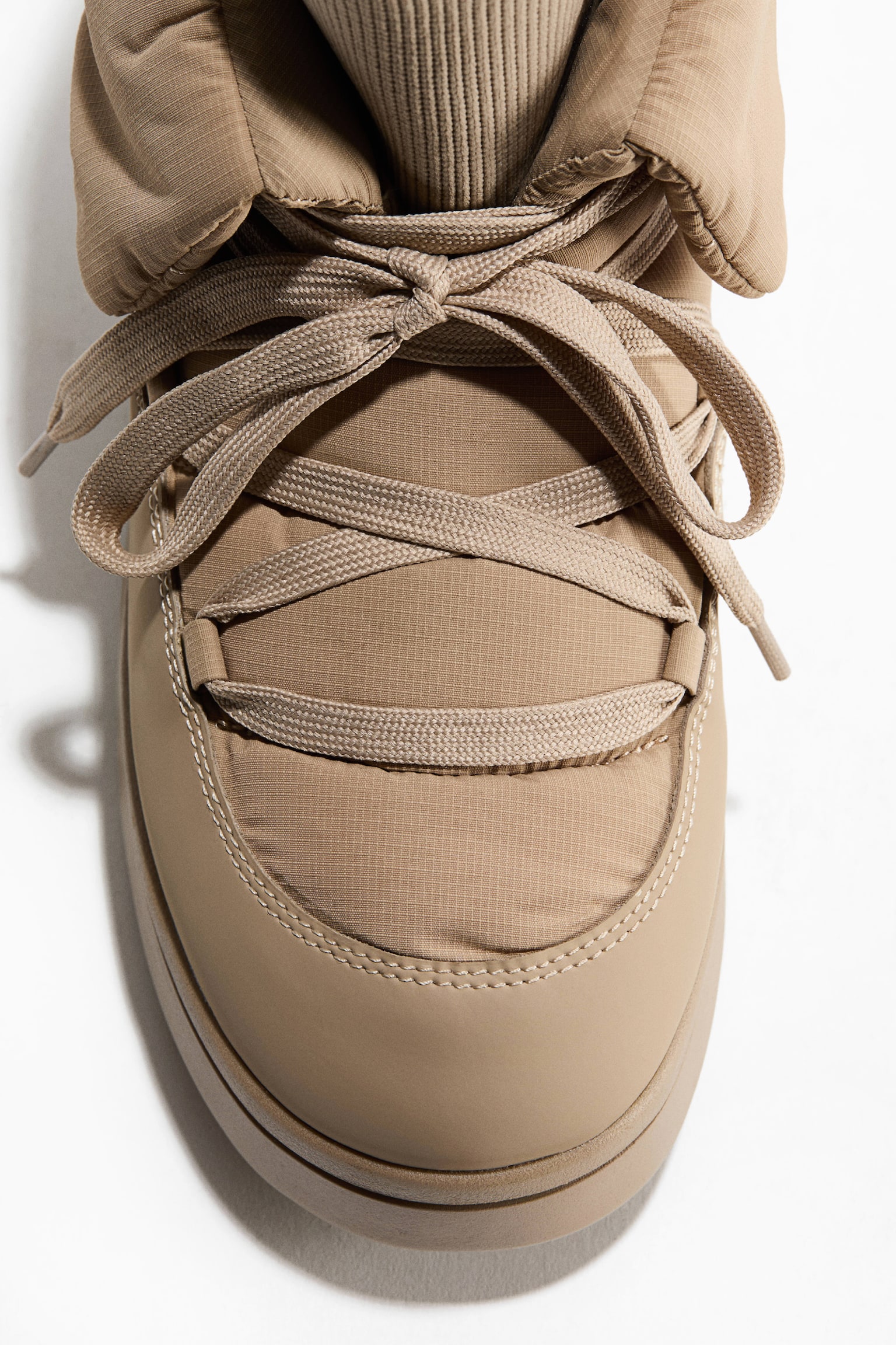 Женские ботинки H&M Warm-Lined Padded, цвет: Серо-коричневый — фото 4