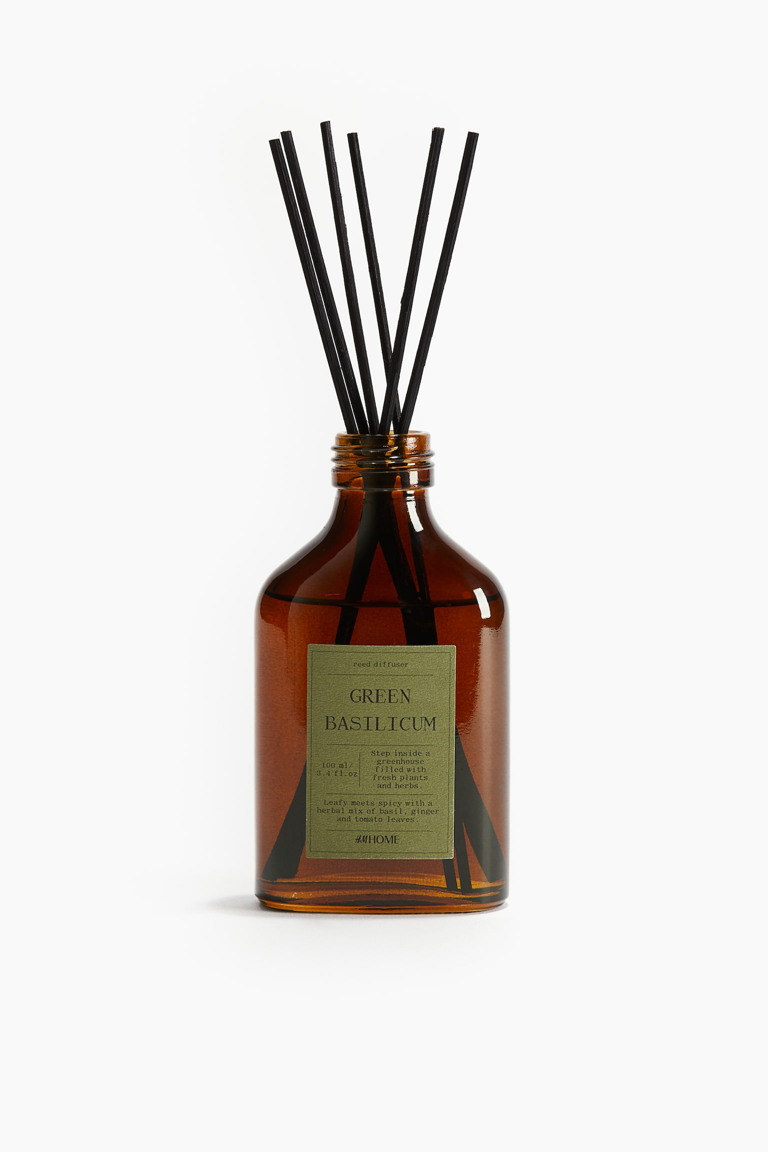 Reed diffuser - Light green/Green Basilicum - 1