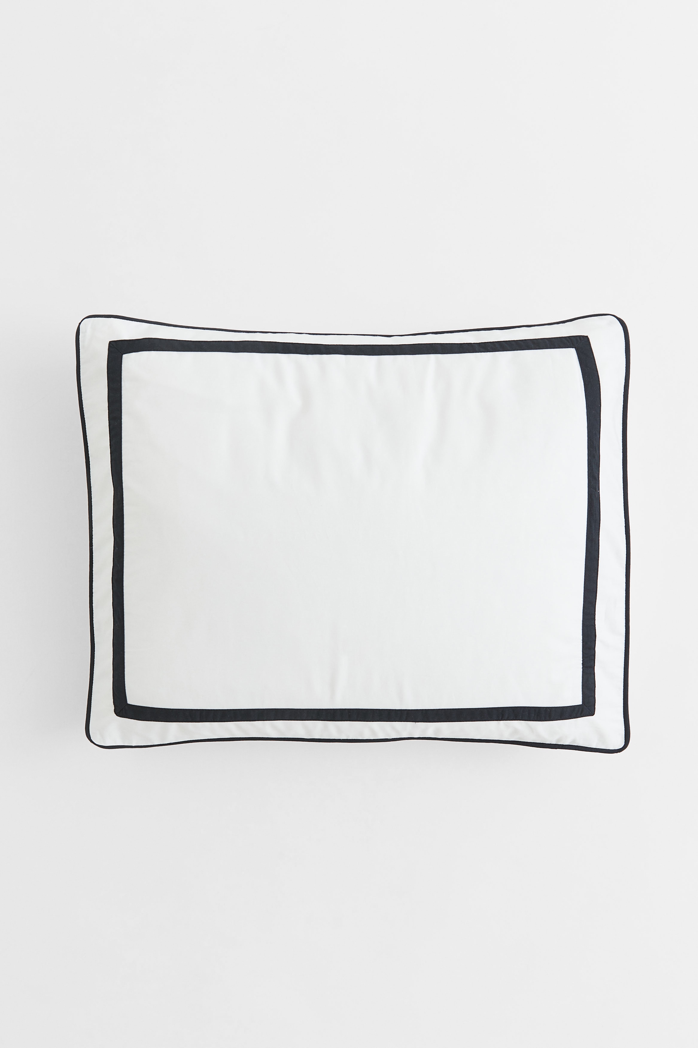 Egyptian Cotton Pillowcase - White/black/Beige/black