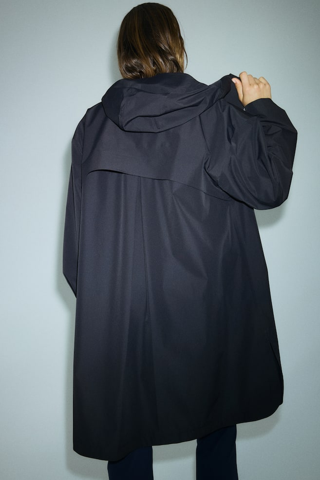 Rain parka with StormMove™ - Black - 1