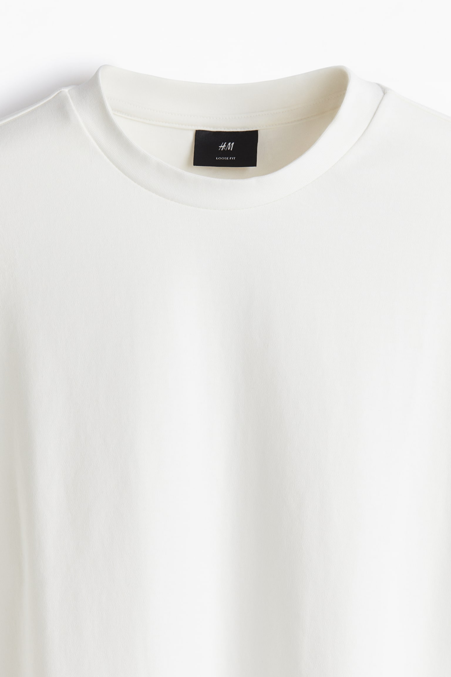 Loose Fit T-shirt - White/Black/Dark grey/Cream/Dark sage green - 3