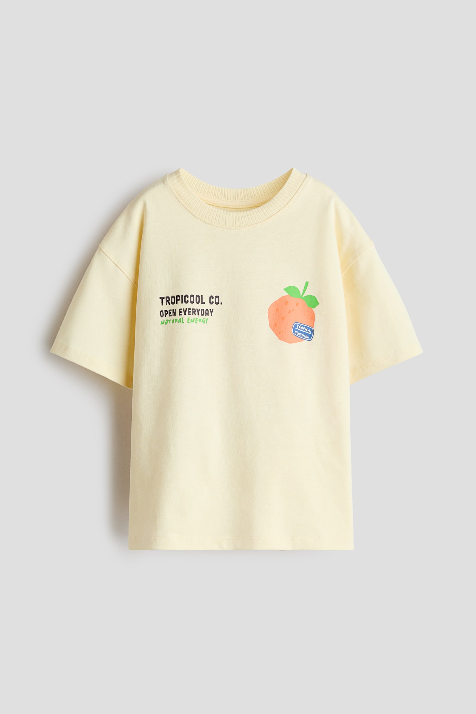 T-shirt med tryk - Lysegul/Tropicool/Hvid/Boston Garage Club/Creme/Grønstribet/Sort/NASA/Mørk turkis/Pacific/Blå/Stribet/Rosa/Palme