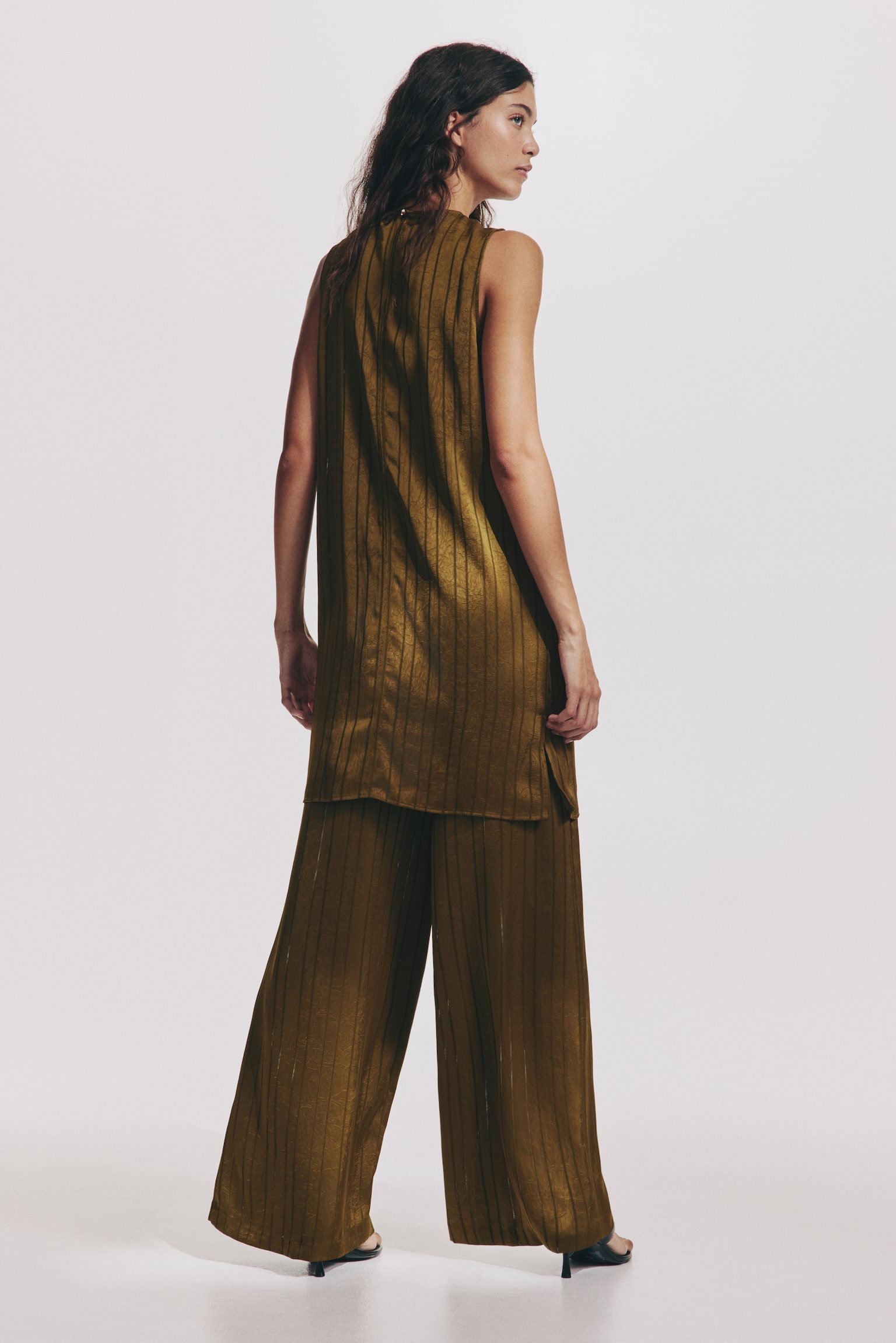 Shift dress - Golden olive - 4