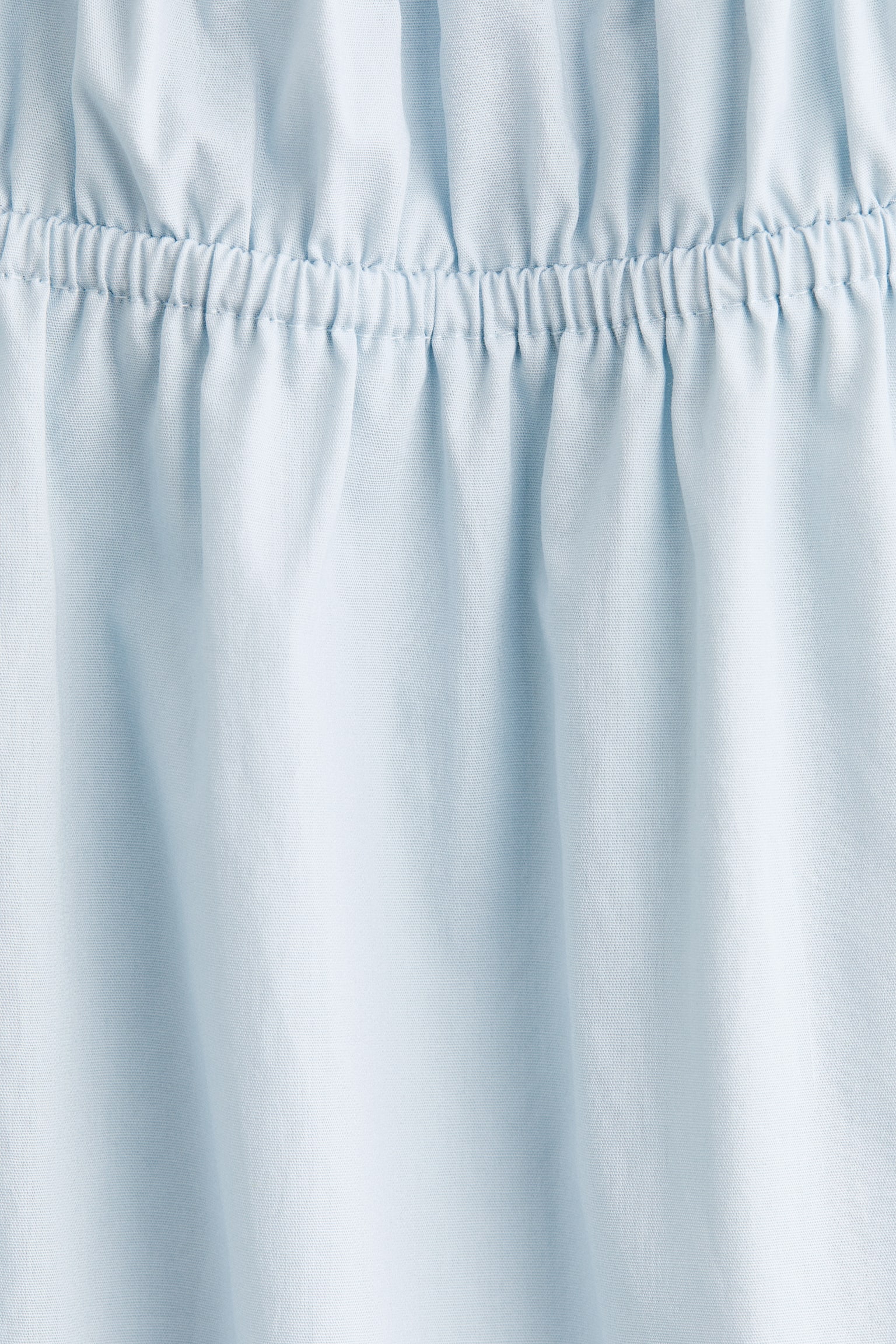 Puff-sleeved poplin dress - 4