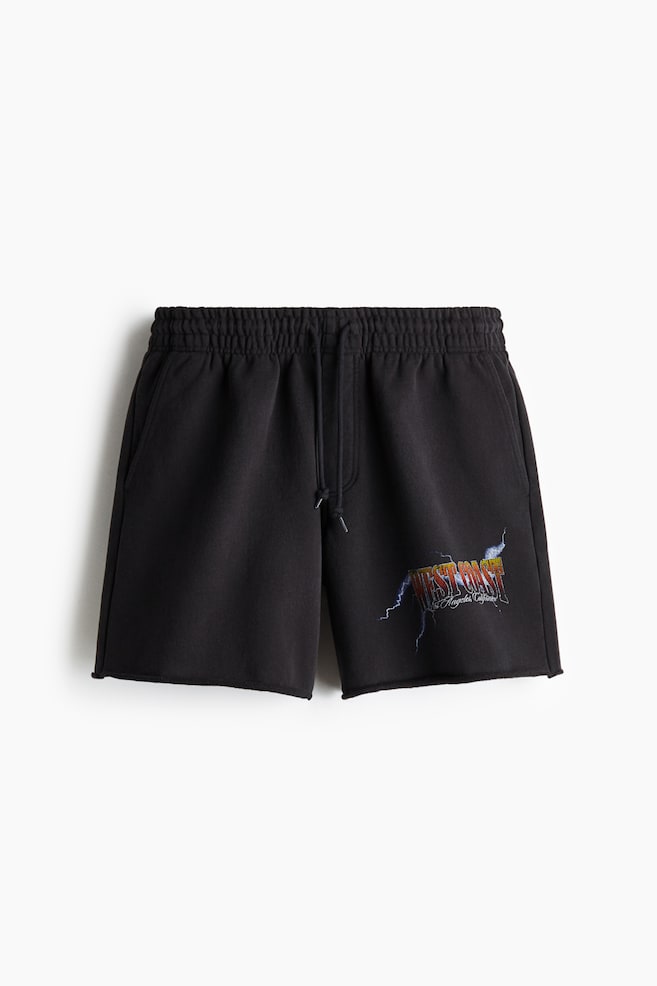 Shorts Relaxed Fit en french terry - Negro/West Coast/Amarillo/95 - 1