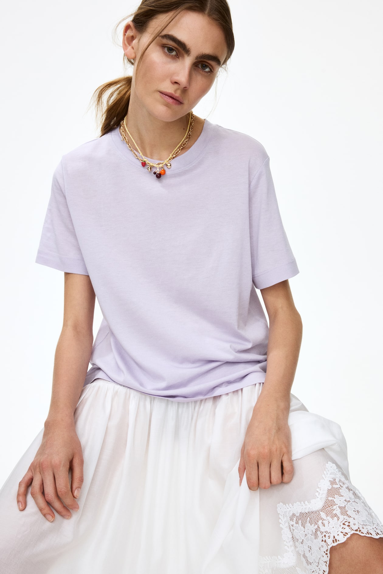 Silk-Blend T-Shirt - image 3