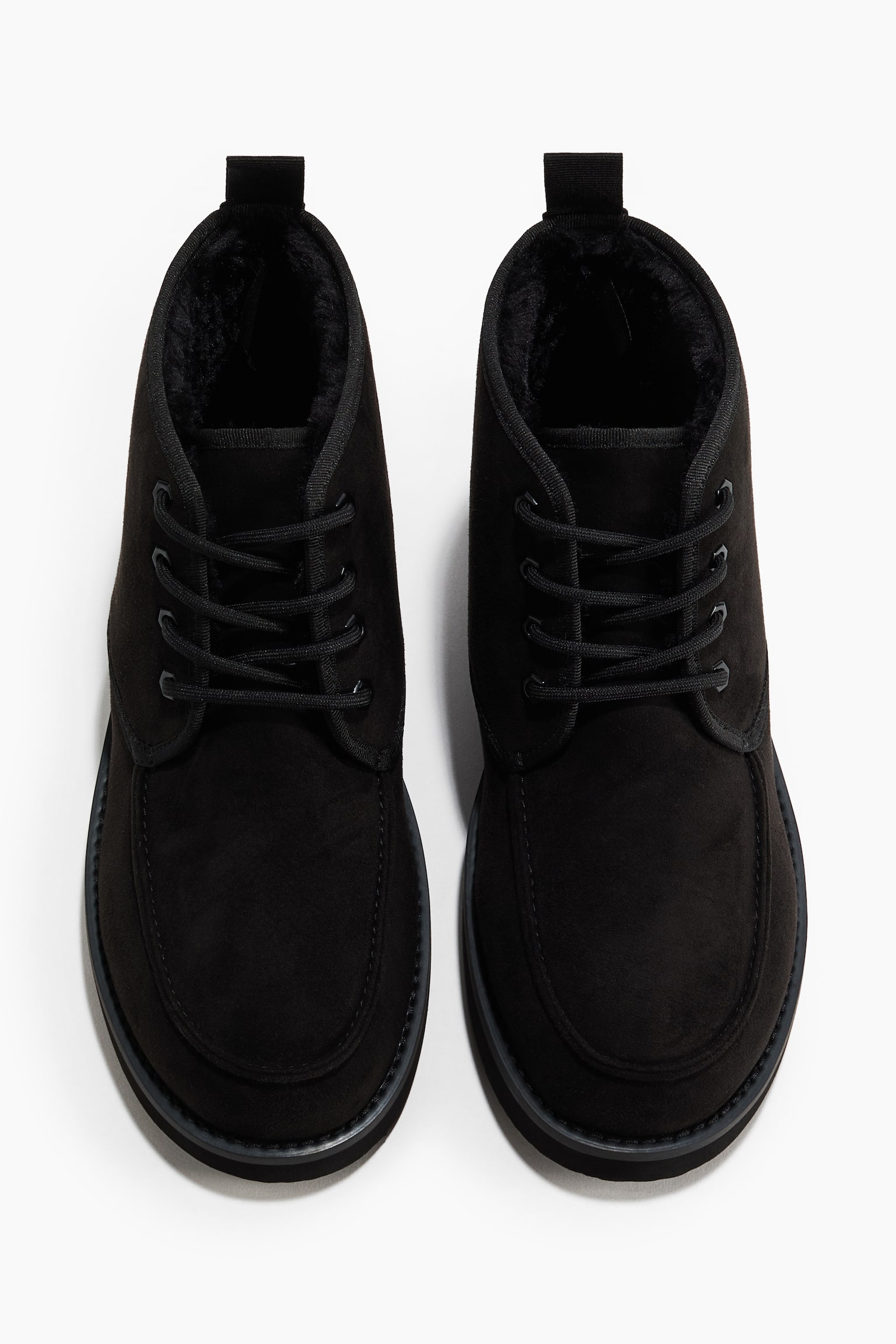 Warm-lined chukka boots - Black