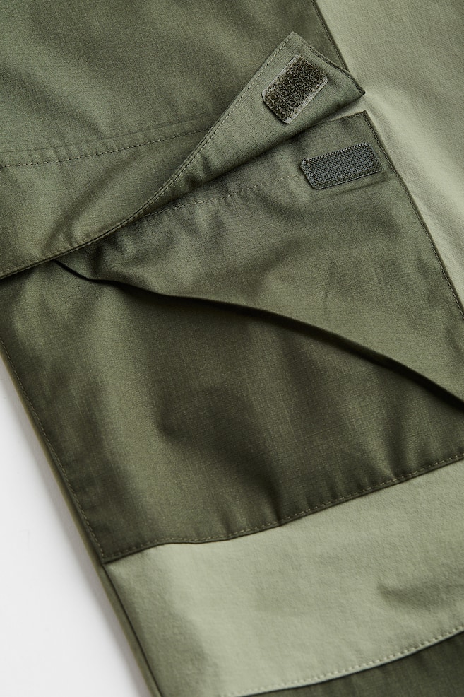 Pantalon outdoor déperlant - Vert kaki foncé/vert sauge - 12
