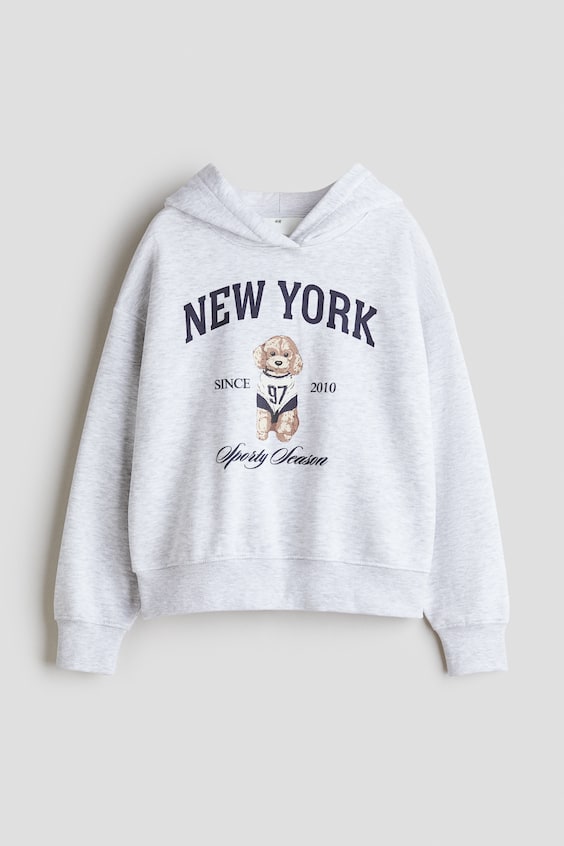 Детские худи H&M Brushed-Inside with Motif