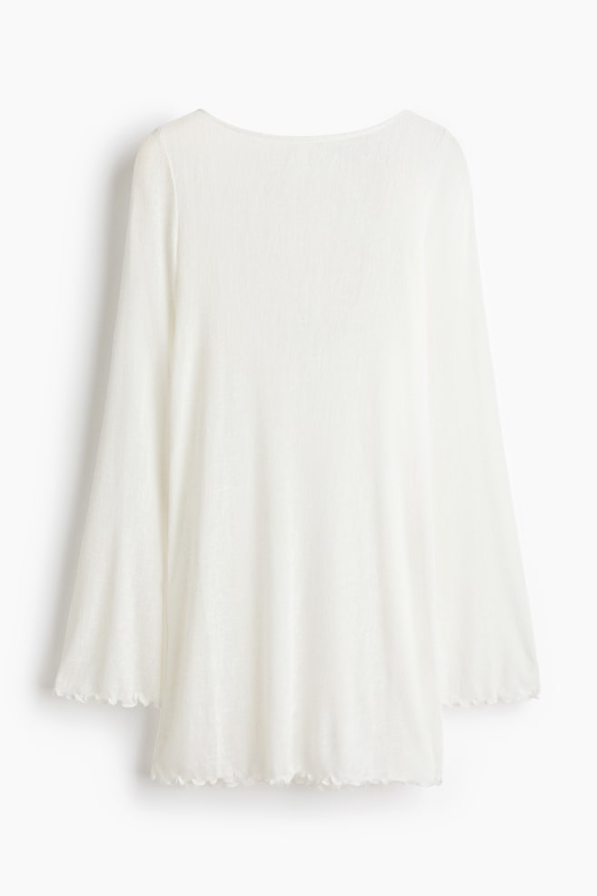Mini-Strandkleid - Weiss - 1