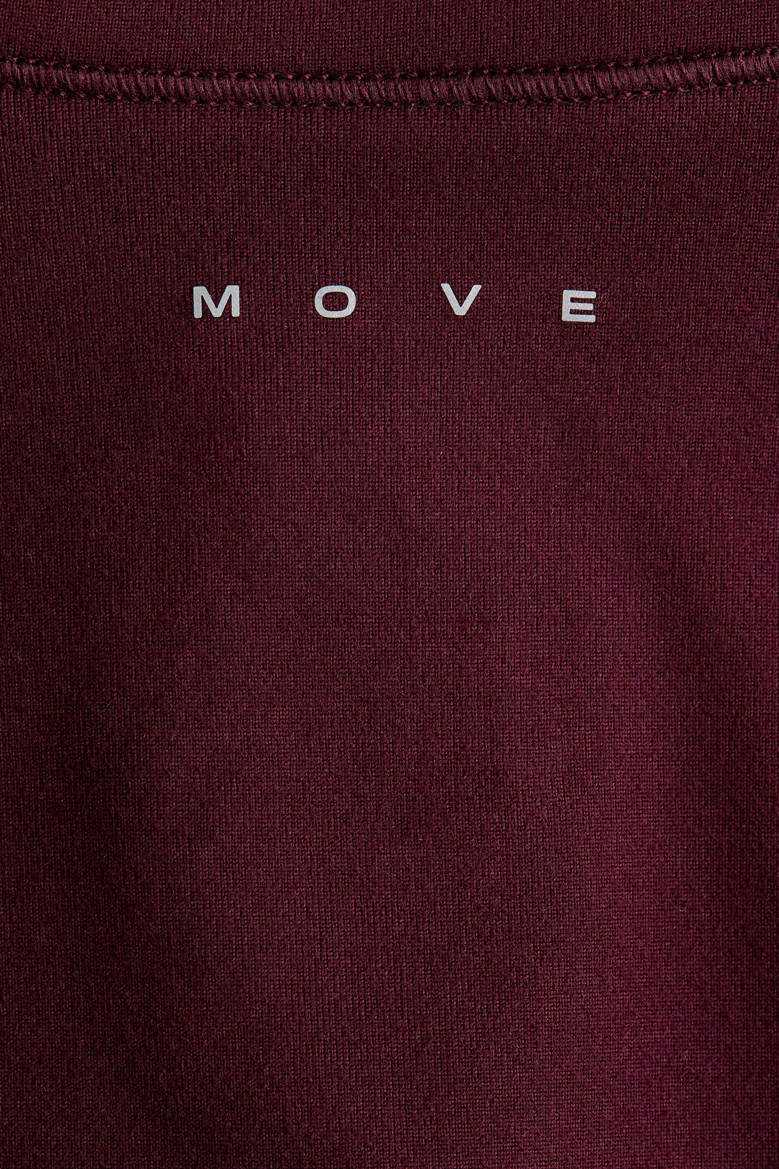 Женский топ H&M Running Top with DryMove™, цвет: Вишнёвый красный — фото 9