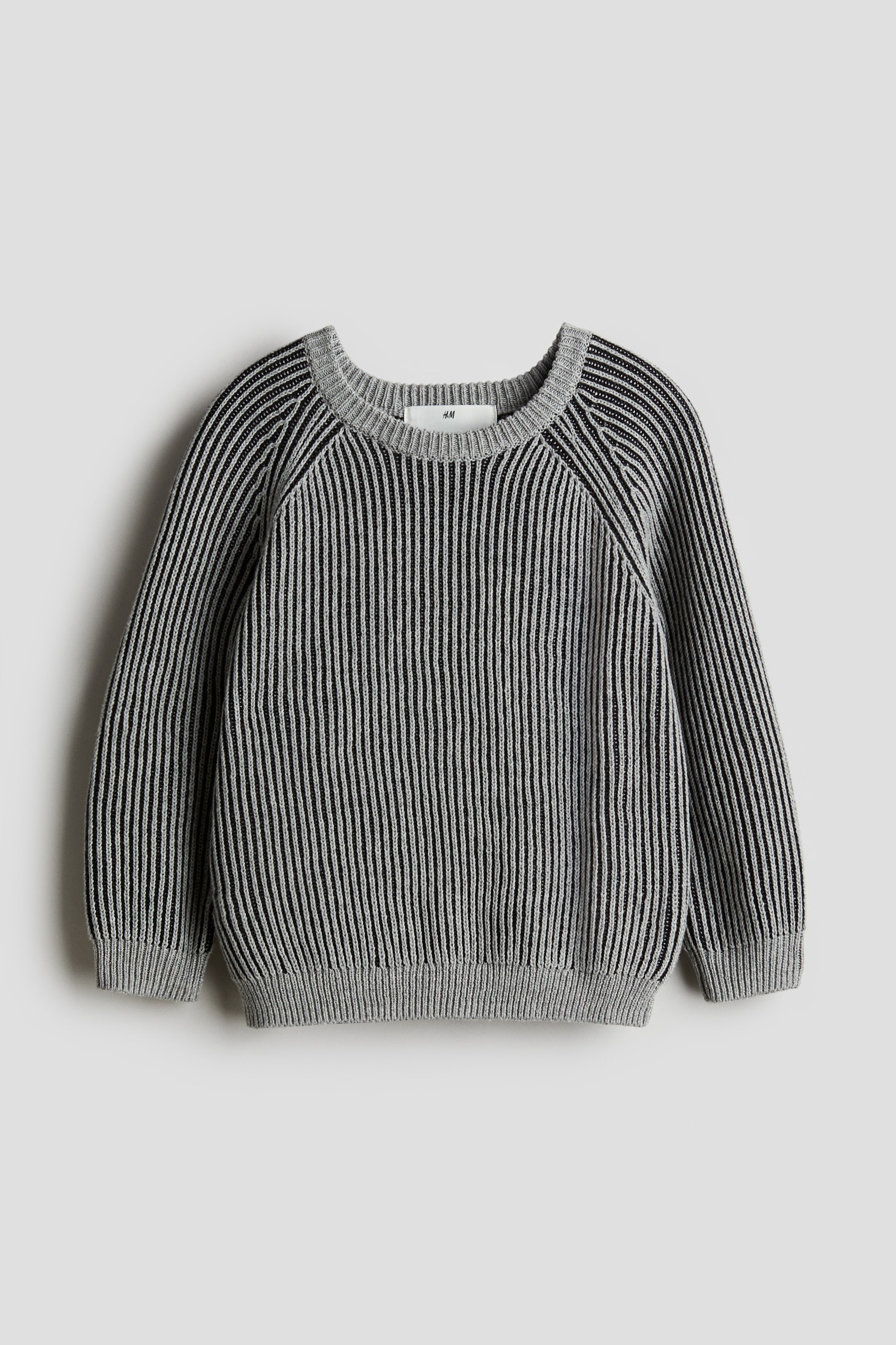 Rib-Knit Cotton Sweater