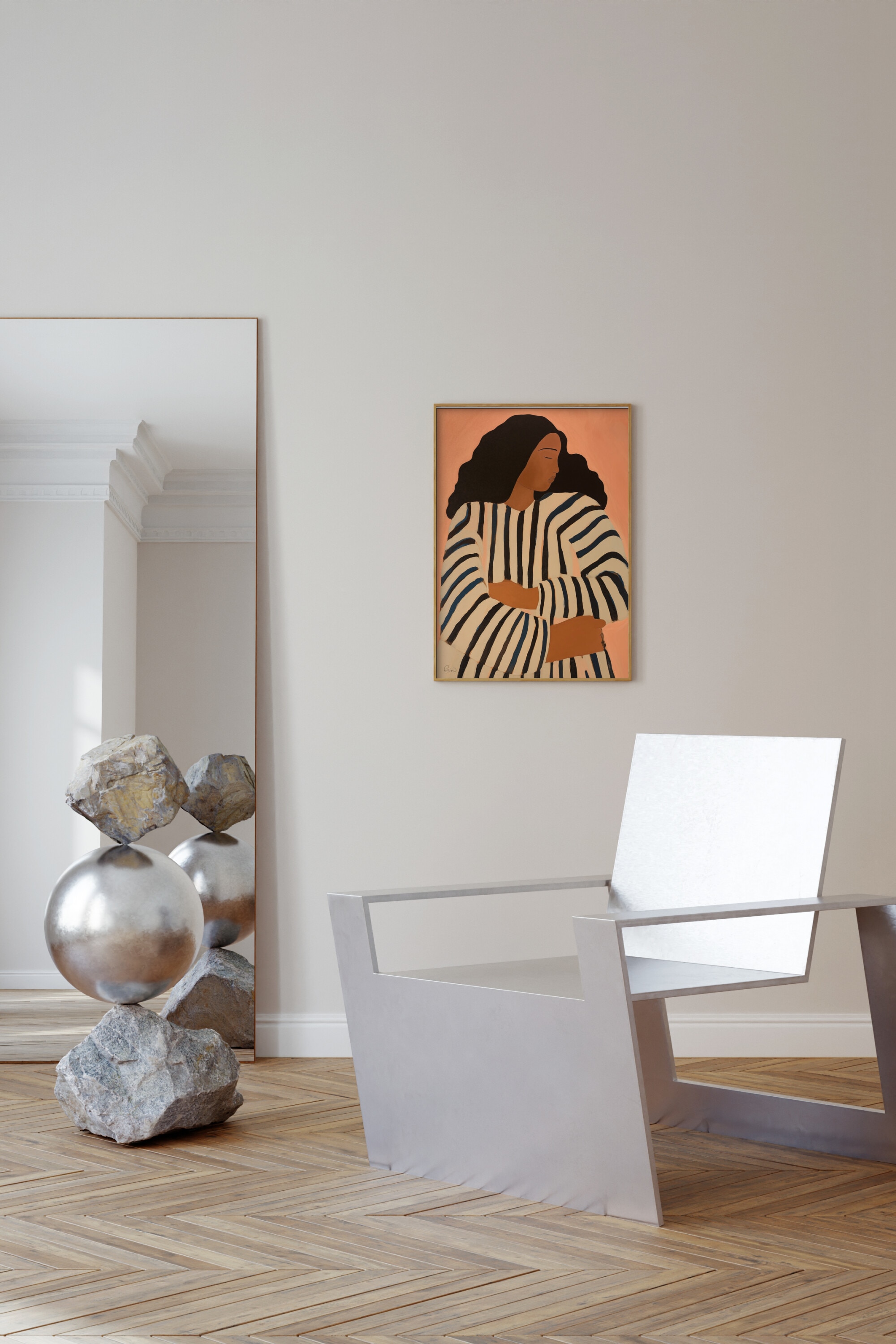 Fōmu Illustrations - Dont Worry 1 - Veelkleurig